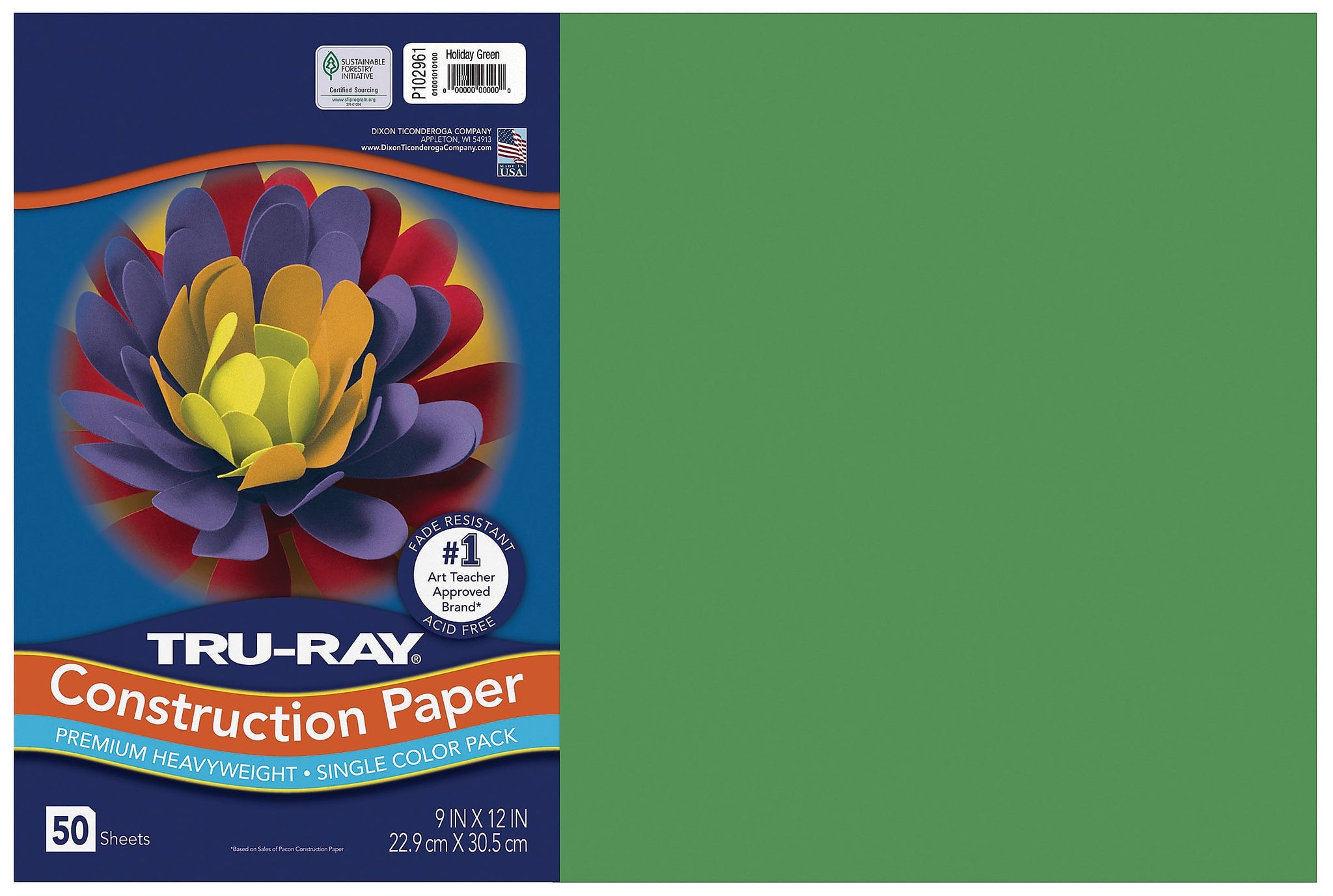 Pacon Tru-Ray Premium Heavy-Weight Construction Paper, 12