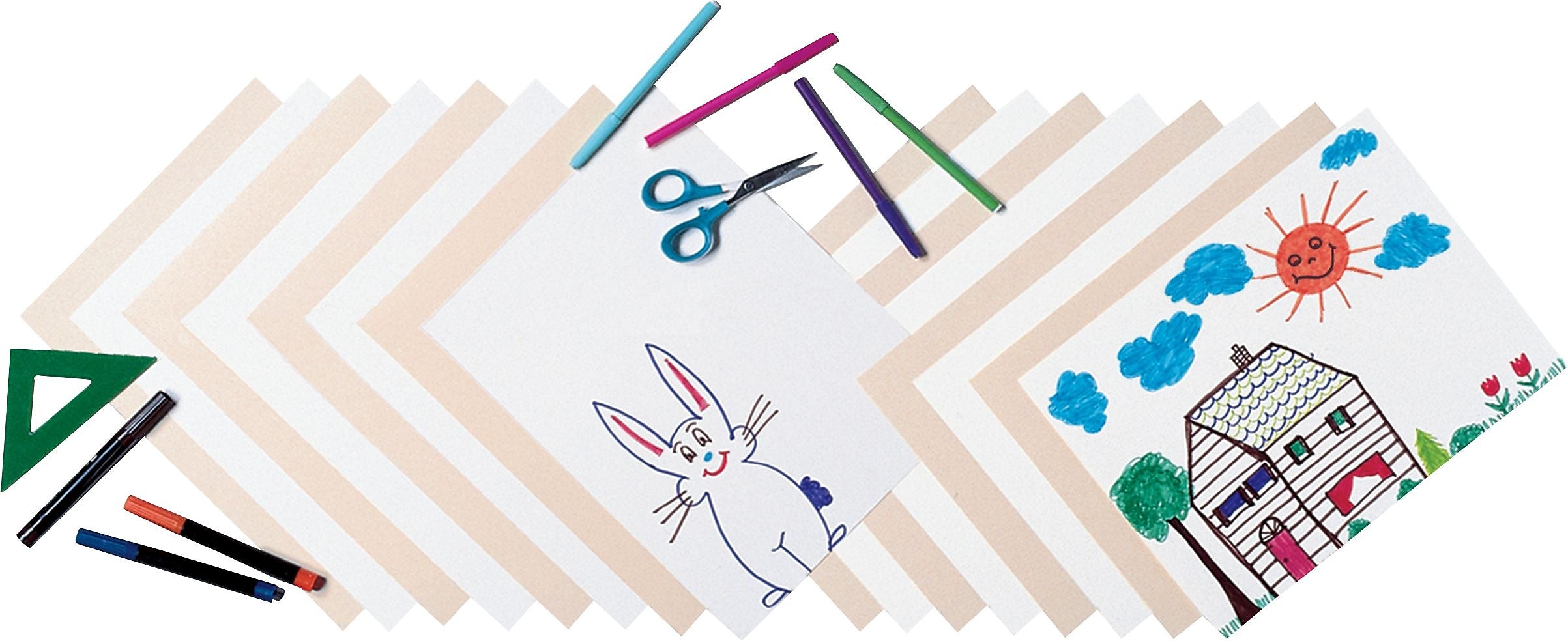 Pacon White Heavyweight Tagboard, 9