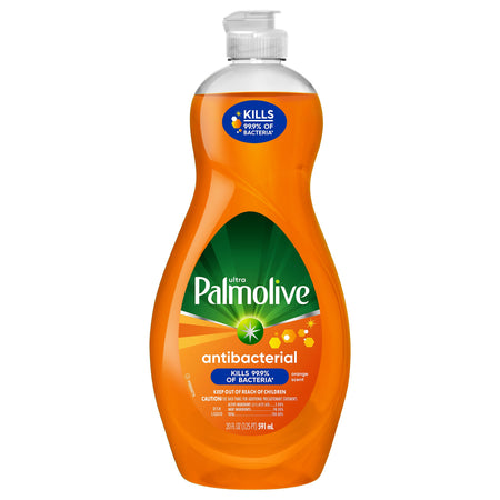 Palmolive Ultra Antibacterial Liquid Dish Soap, Orange, 20 oz.