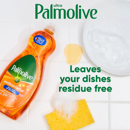 Palmolive Ultra Antibacterial Liquid Dish Soap, Orange, 20 oz.