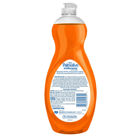 Palmolive Ultra Antibacterial Liquid Dish Soap, Orange, 32.5 oz.