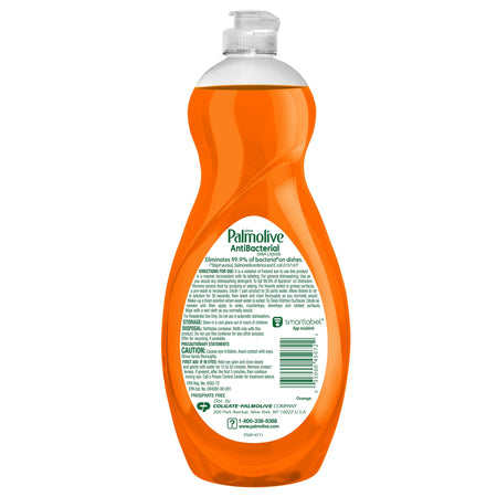 Palmolive Ultra Antibacterial Liquid Dish Soap, Orange, 32.5 oz.