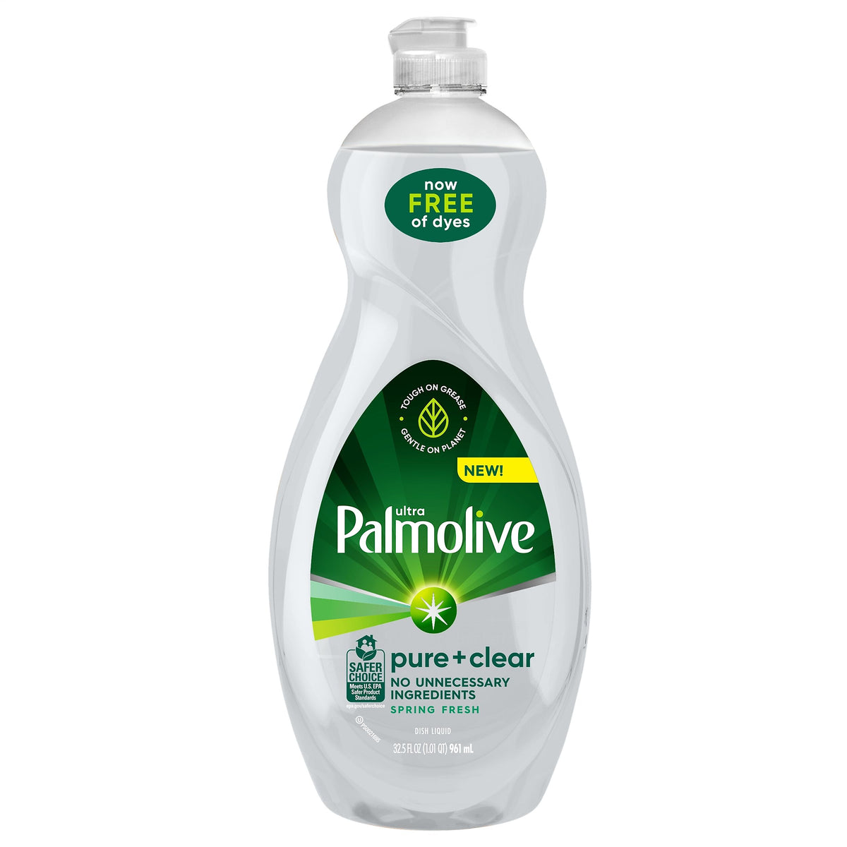 Palmolive Ultra Pure + Clear Liquid Dish Soap, Clean, 32.5 oz.