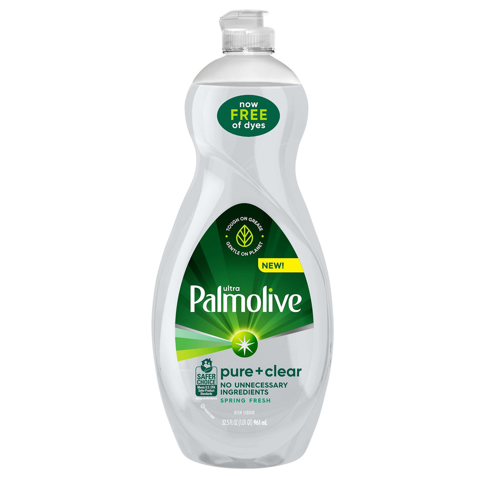 Palmolive Ultra Pure + Clear Liquid Dish Soap, Clean, 32.5 oz.