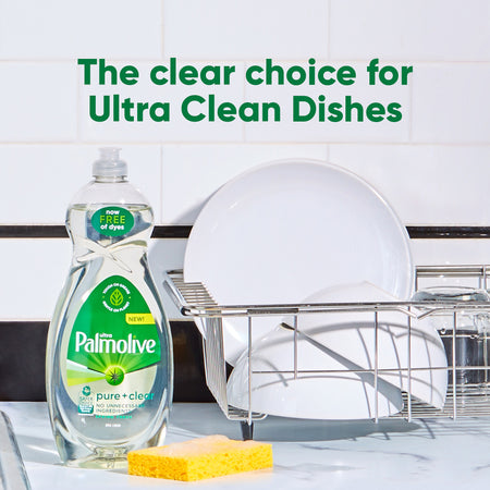 Palmolive Ultra Pure + Clear Liquid Dish Soap, Clean, 32.5 oz.