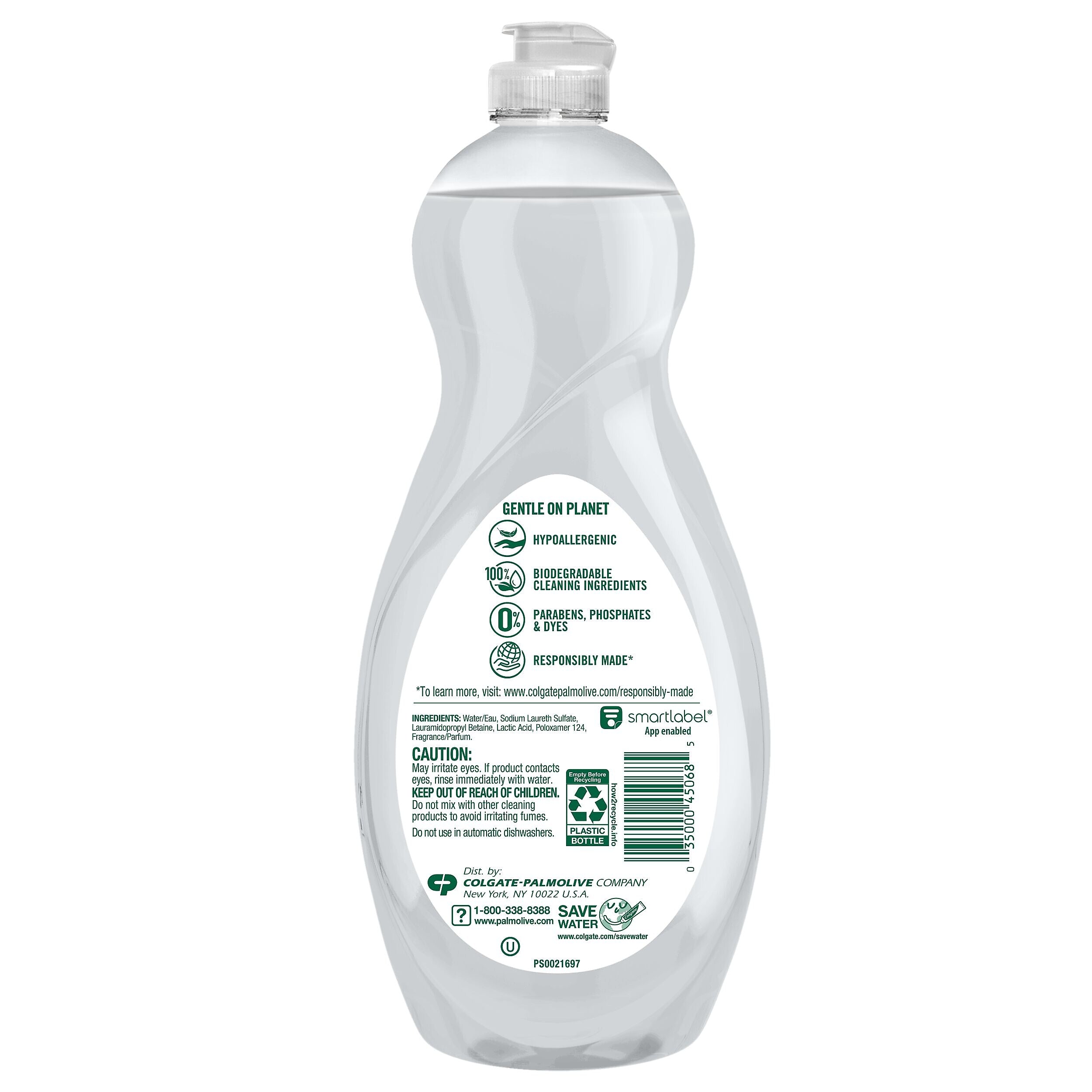 Palmolive Ultra Pure + Clear Liquid Dish Soap, Clean, 32.5 oz.