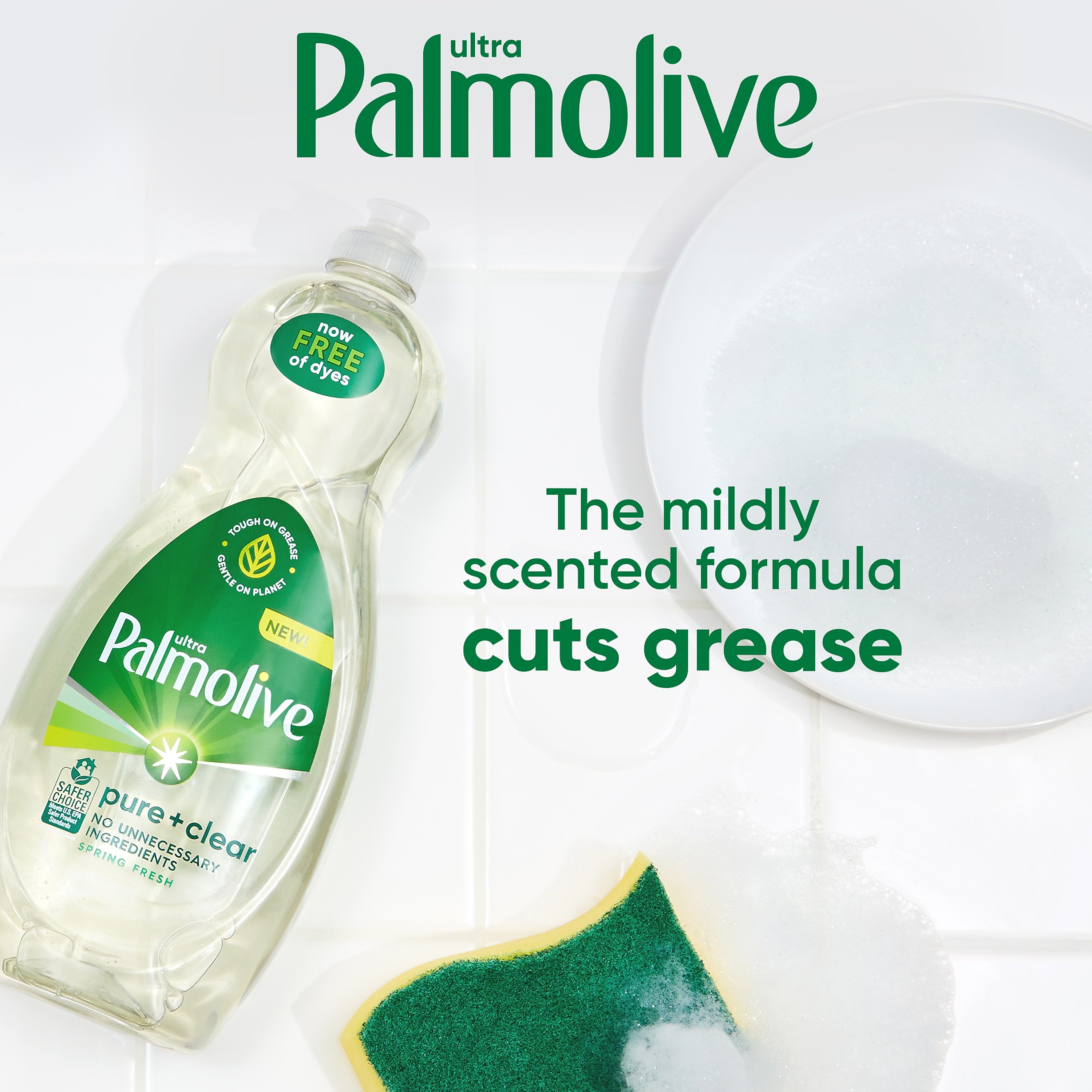 Palmolive Ultra Pure + Clear Liquid Dish Soap, Clean, 32.5 oz.