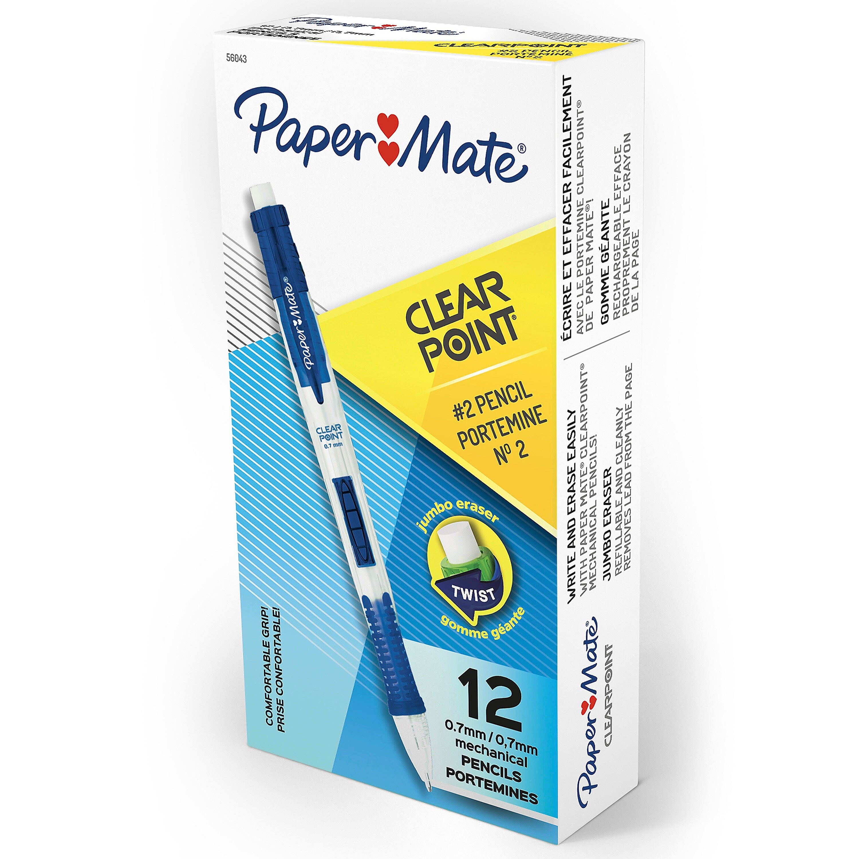 Paper Mate Clearpoint Mechanical Pencil, 0.7mm, #2 Medium Lead
