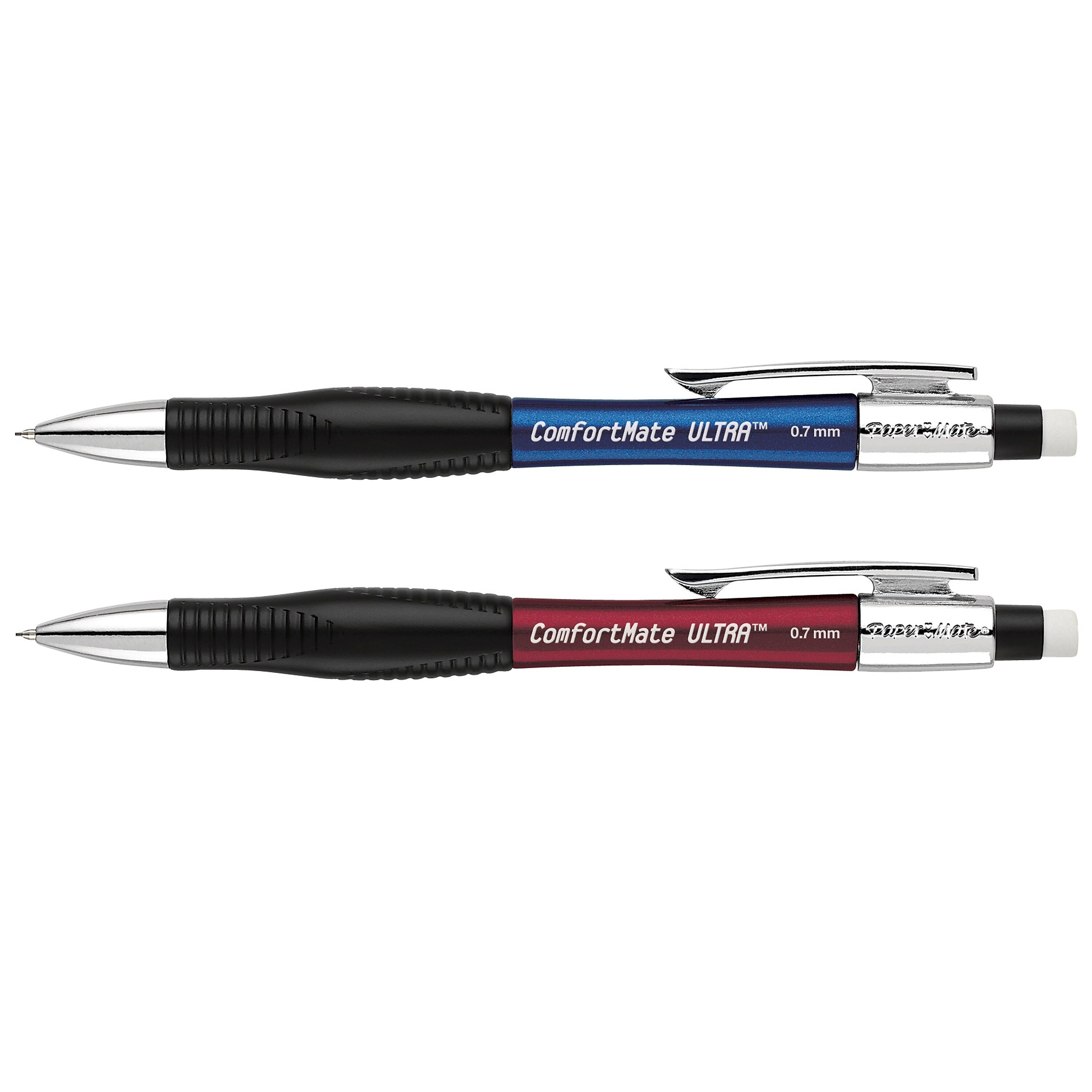 Paper Mate ComfortMate Ultra Mechanical Pencil, 0.7mm, #2 Medium Lead, 2/Pack