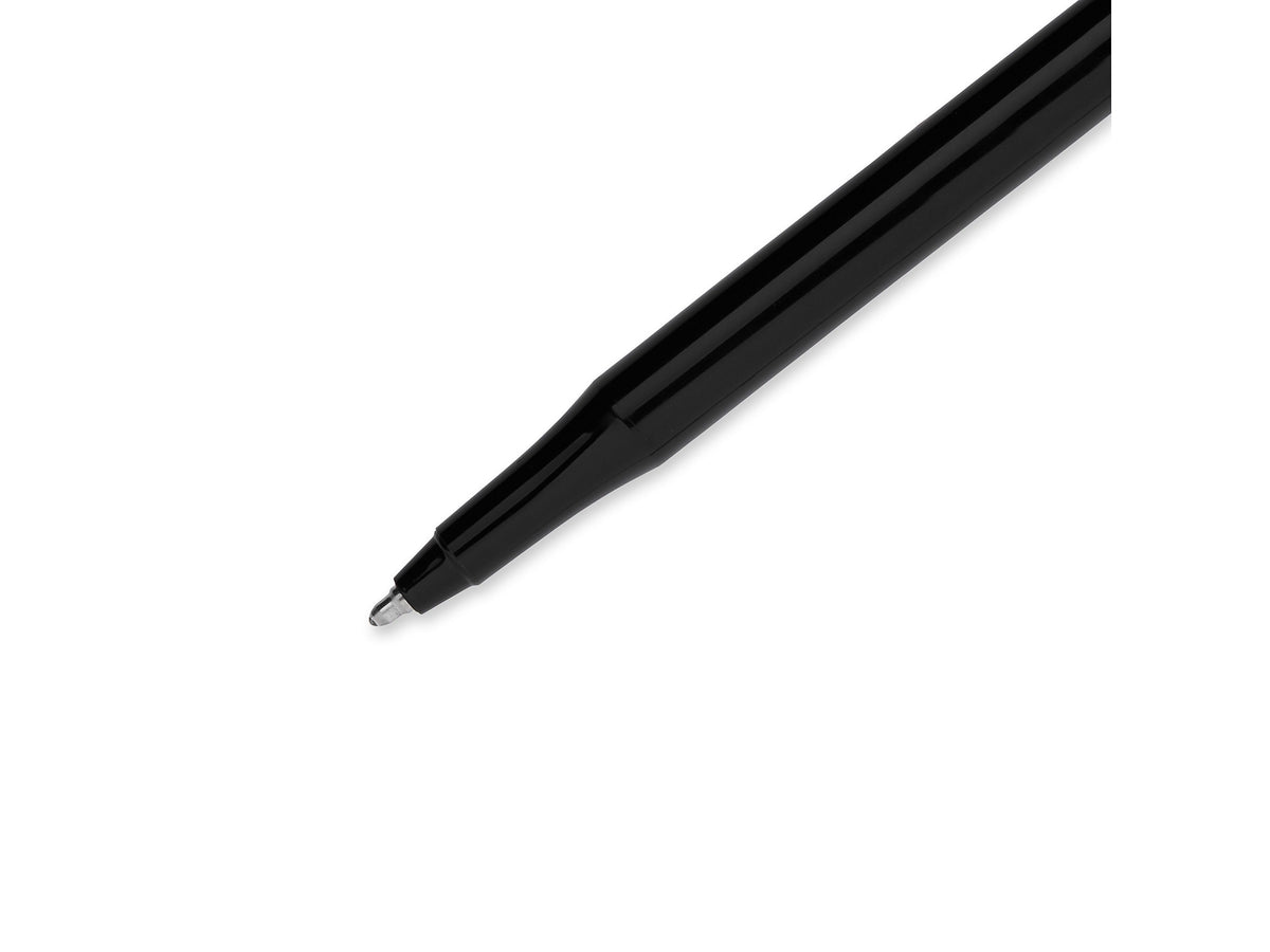 Paper Mate Eraser Mate Erasable Ballpoint Pen, Medium Point, Black Ink, Dozen