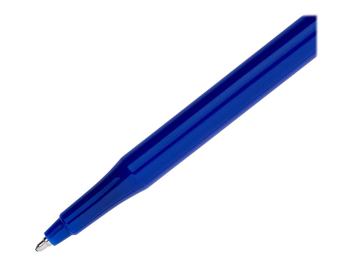 Paper Mate Eraser Mate Erasable Ballpoint Pen, Medium Point, Blue Ink, Dozen