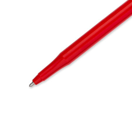 Paper Mate Eraser Mate Erasable Ballpoint Pen, Medium Point, Red Ink, Dozen