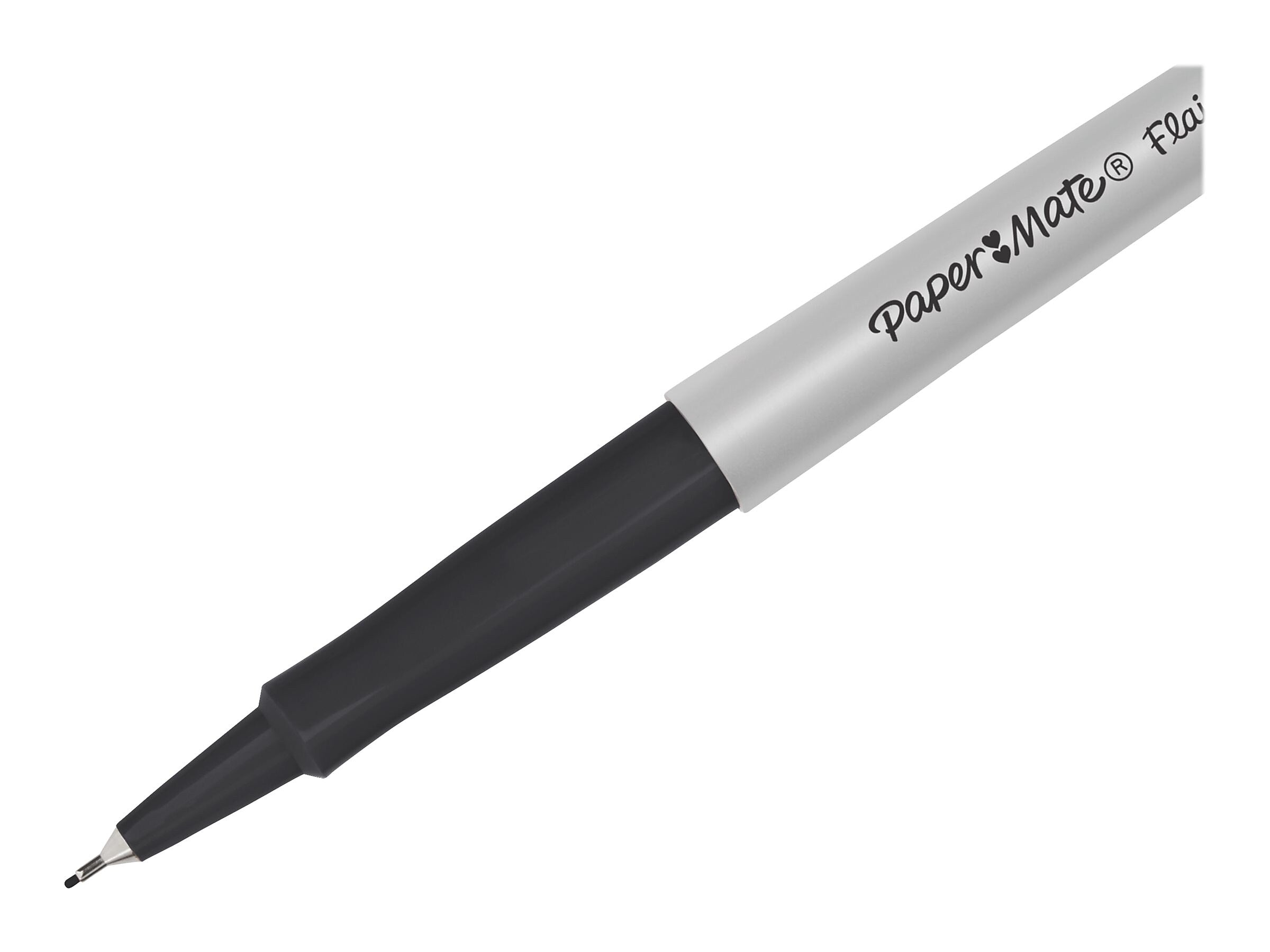 Paper Mate Flair Felt Pen, Ultra Fine Point, Black Ink, Dozen