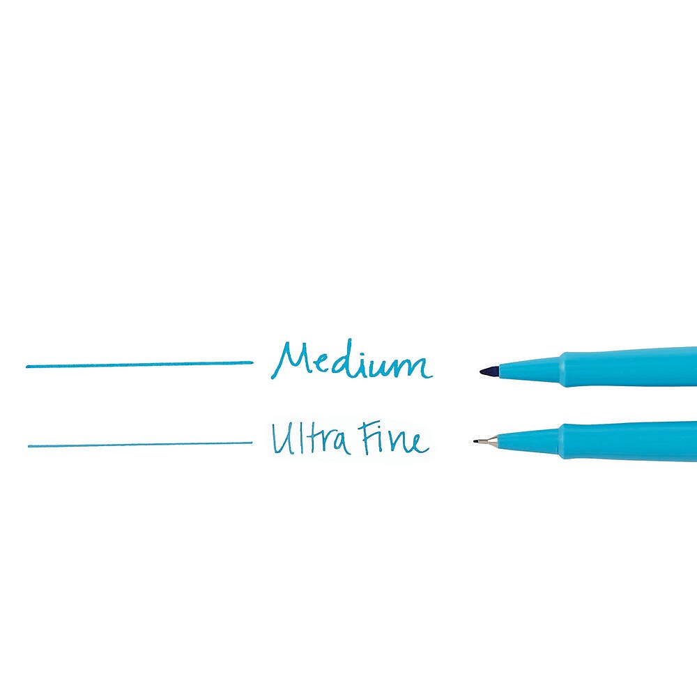 Paper Mate Flair Felt Pen, Ultra Fine Point, Black Ink, Dozen