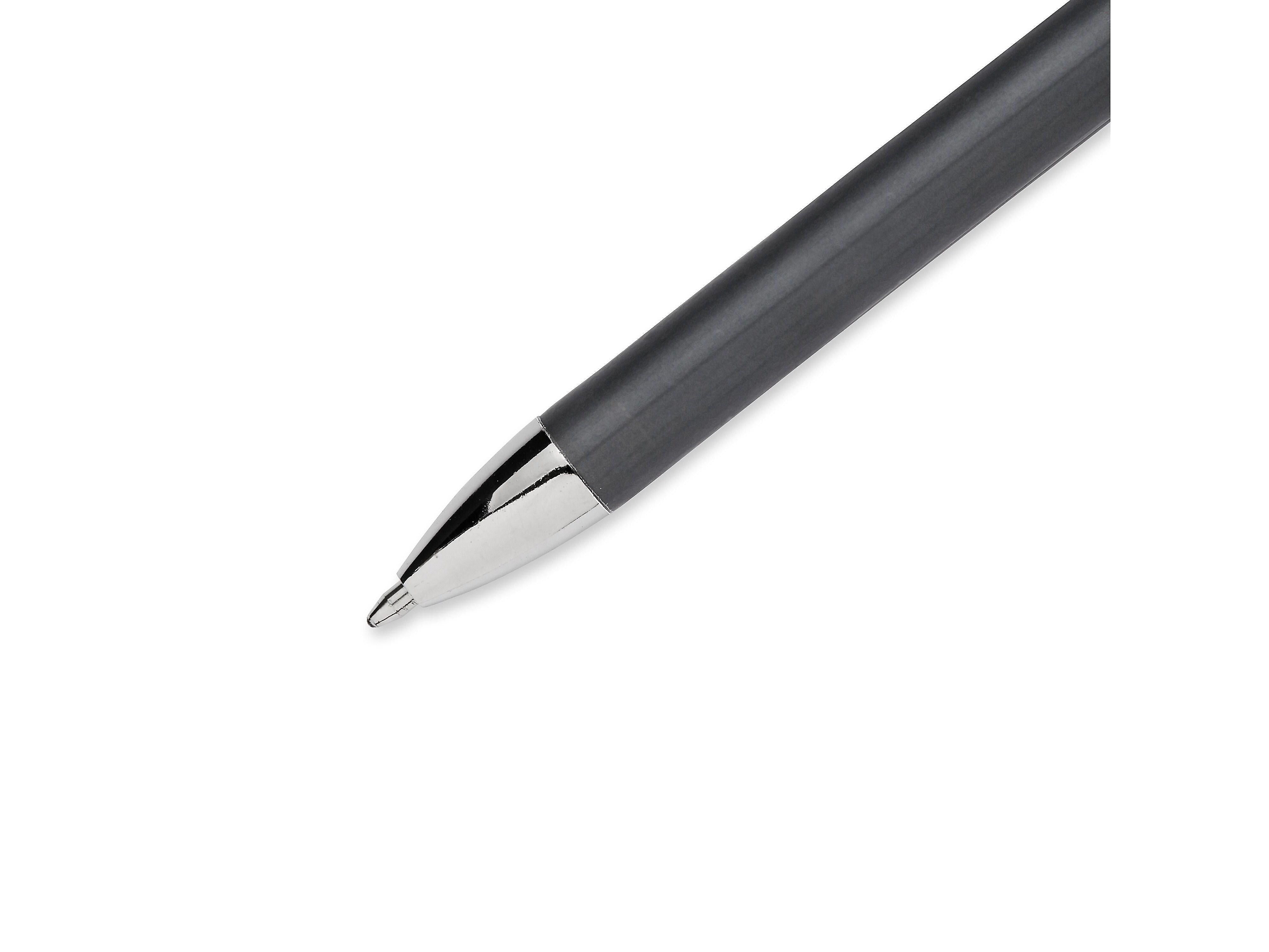 Paper Mate FlexGrip Elite Ballpoint Pen, Medium Point, Black Ink, Dozen