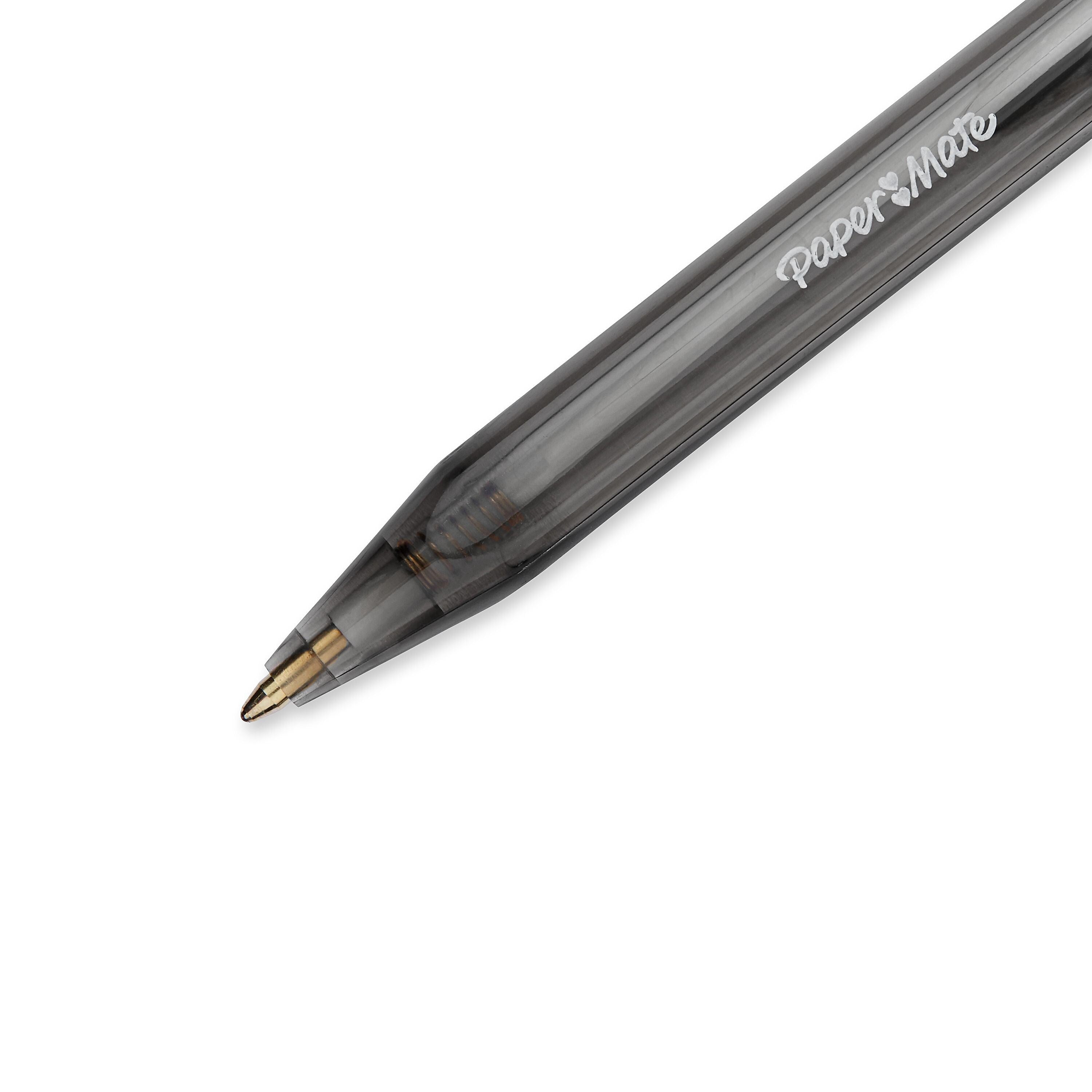 Paper Mate InkJoy 100RT Retractable Ballpoint Pen, Medium Point, Black Ink, Dozen