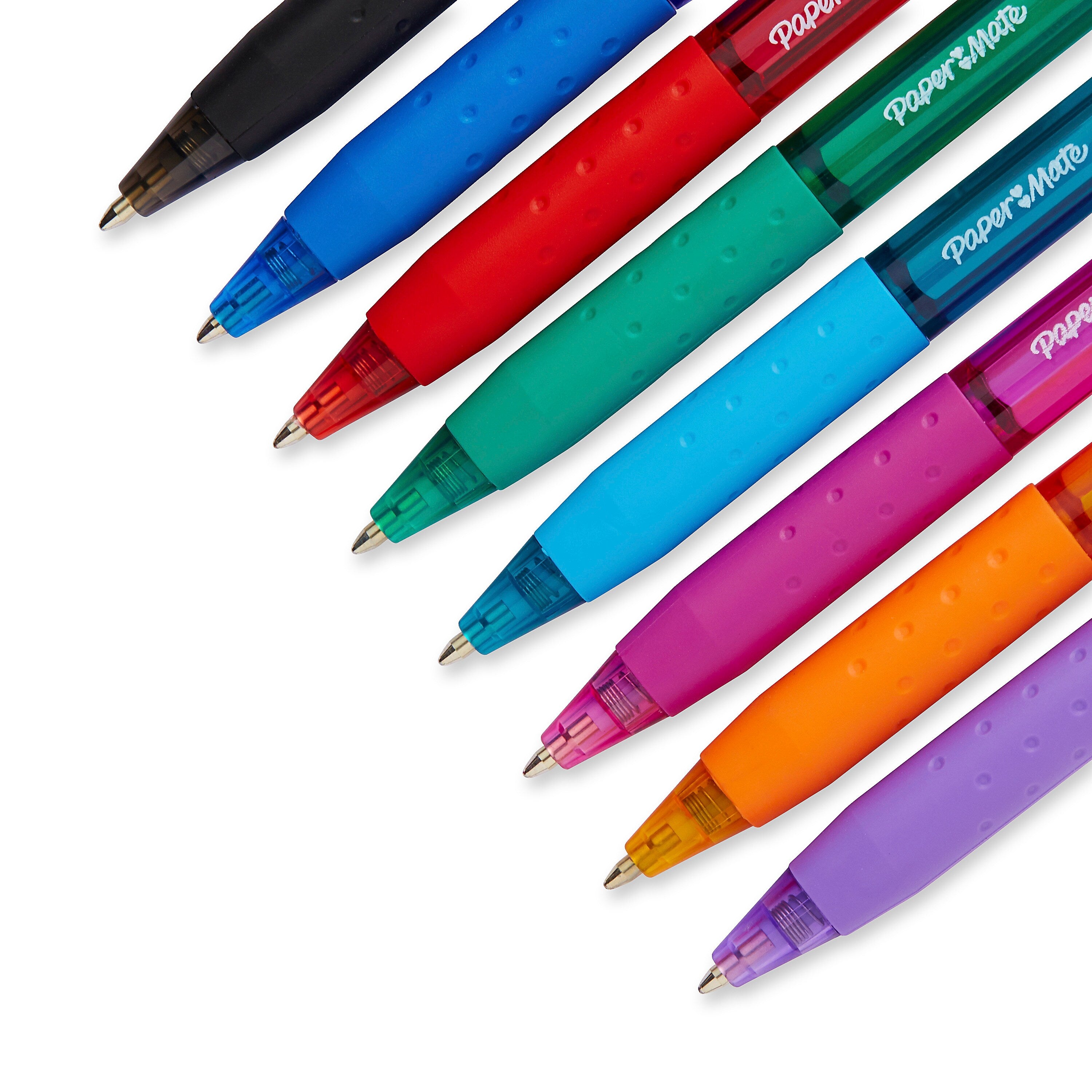 Paper Mate InkJoy 300RT Retractable Ballpoint Pen, Medium Point, Assorted Ink, 8/Pack