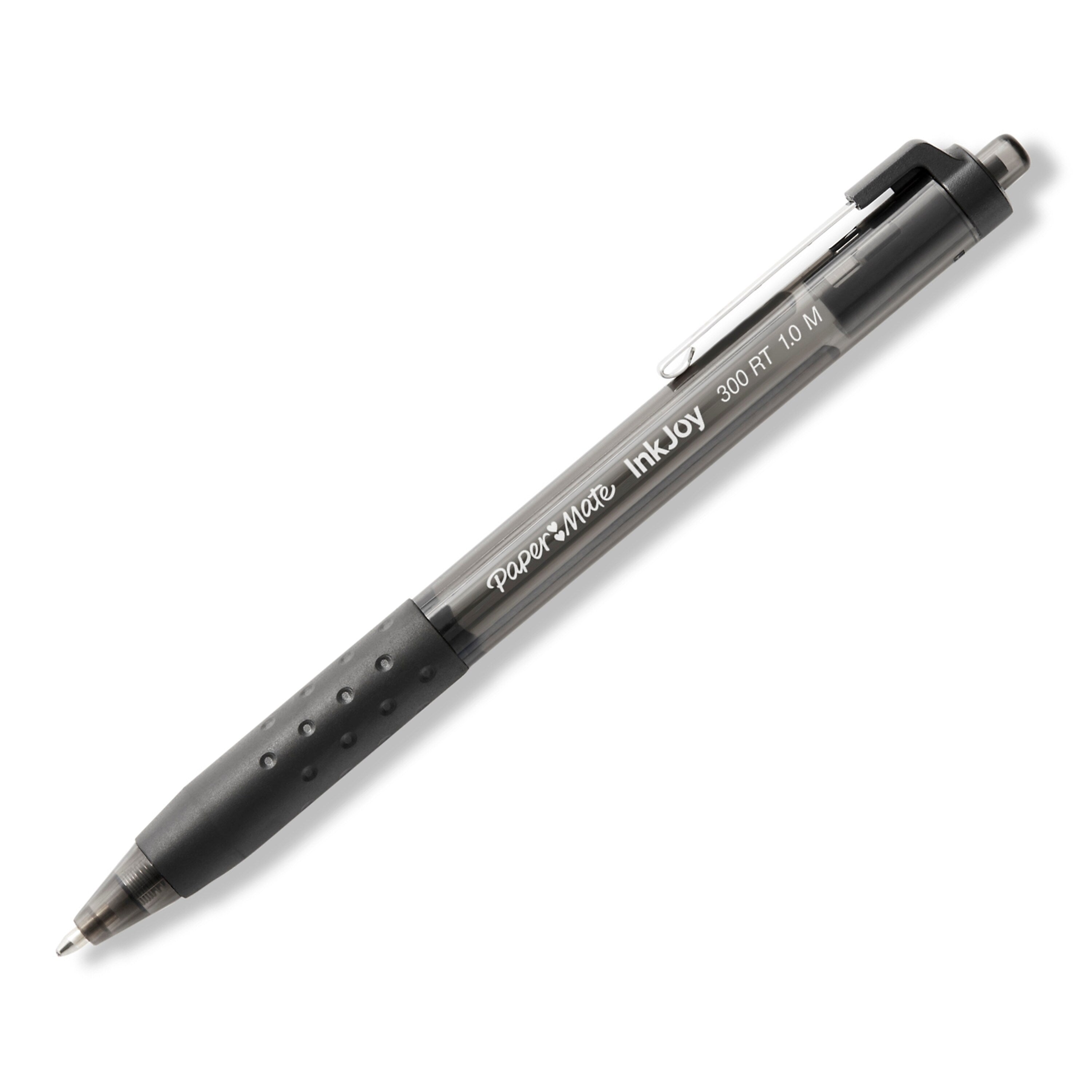 Paper Mate InkJoy 300RT Retractable Ballpoint Pen, Medium Point, Black Ink, 8/Pack