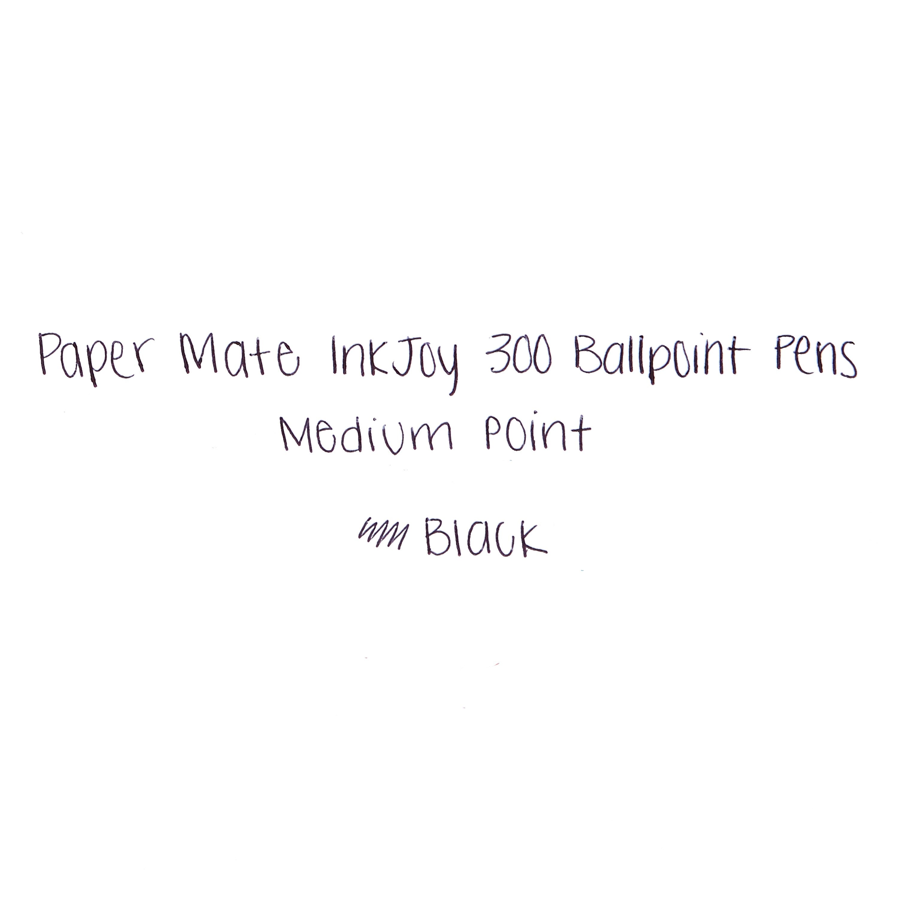 Paper Mate InkJoy 300RT Retractable Ballpoint Pen, Medium Point, Black Ink, 8/Pack