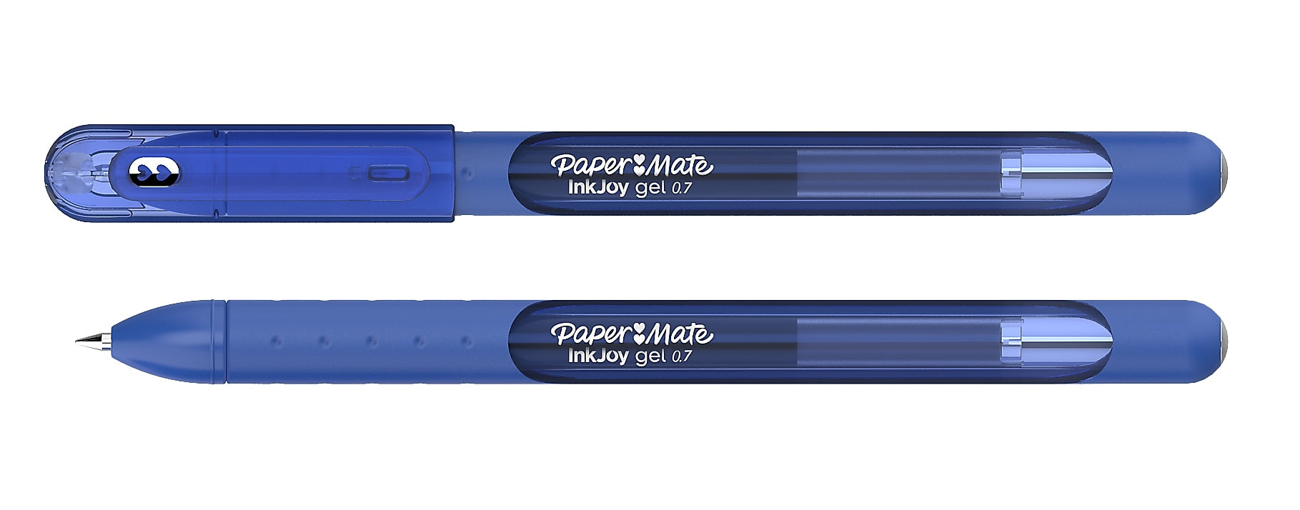 Paper Mate InkJoy Gel Pens, Medium Point, Dark Blue Ink, Dozen