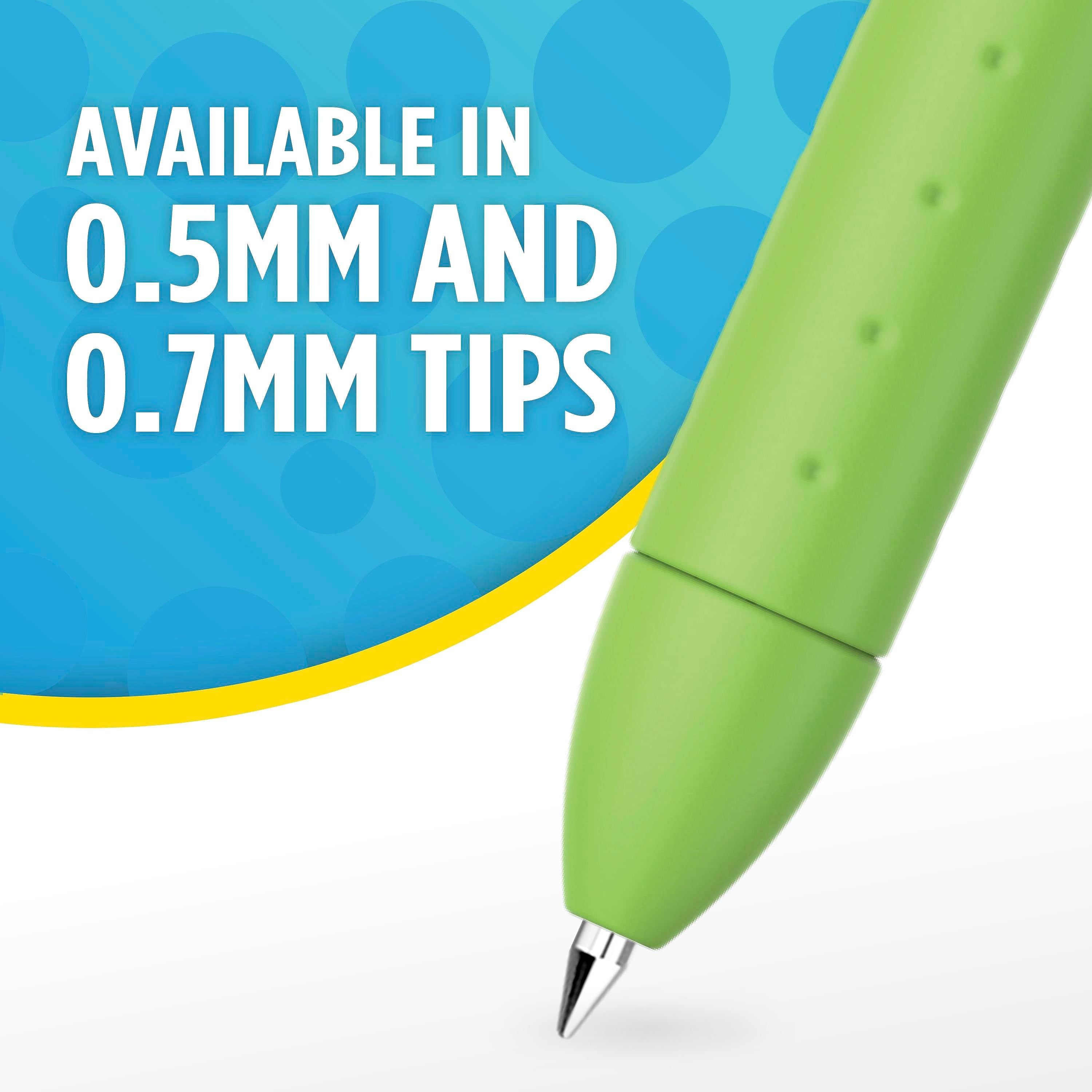 Paper Mate InkJoy Retractable Gel Pen, Fine Point, Blue Ink, Dozen