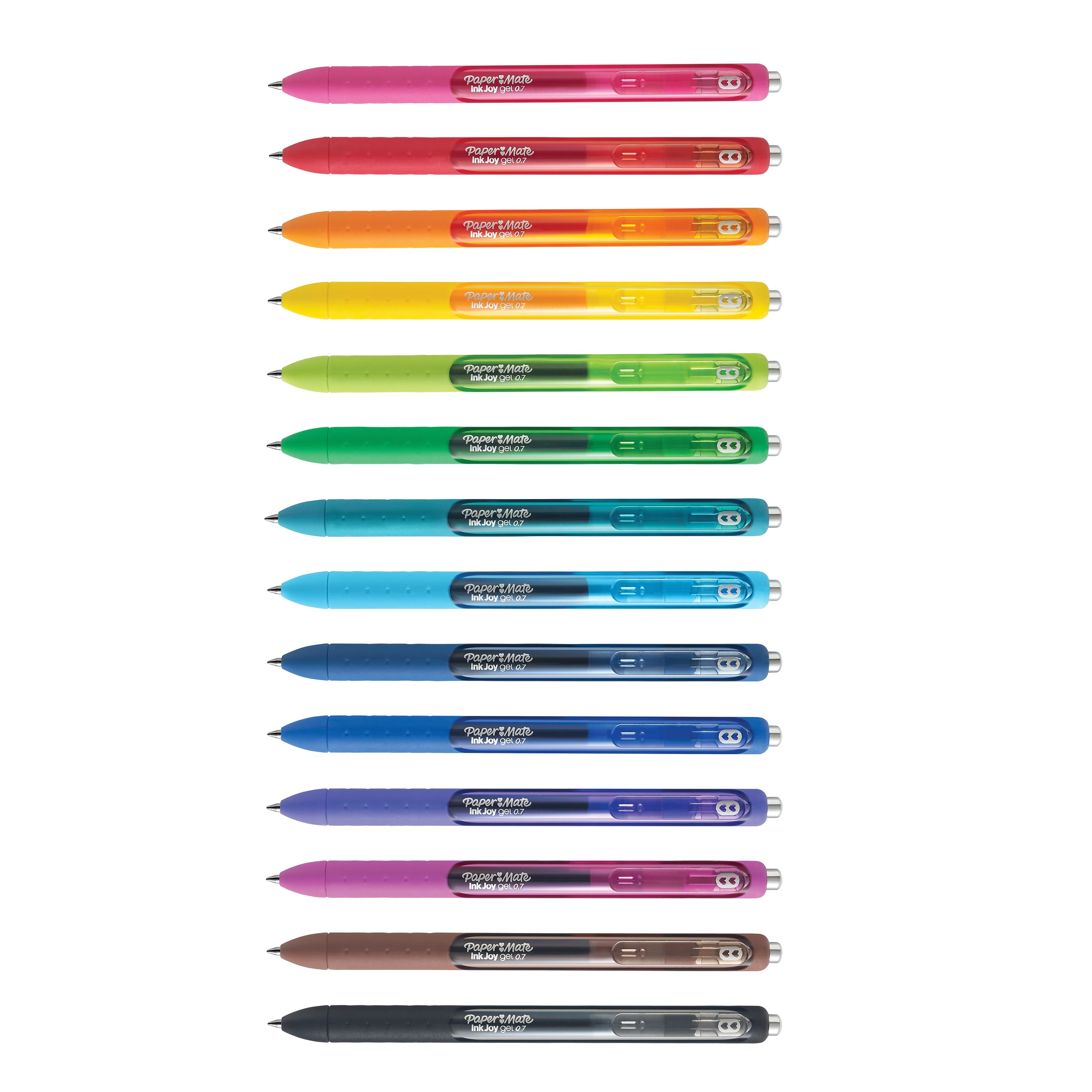 Paper Mate InkJoy Retractable Gel Pen, Medium Point, Assorted Ink, 14/Pack