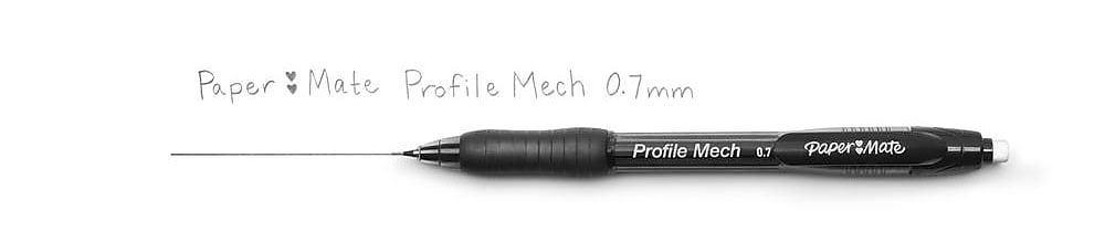 Paper Mate Profile Mech Mechanical Pencil, 0.7mm, #2 Medium Lead, Dozen
