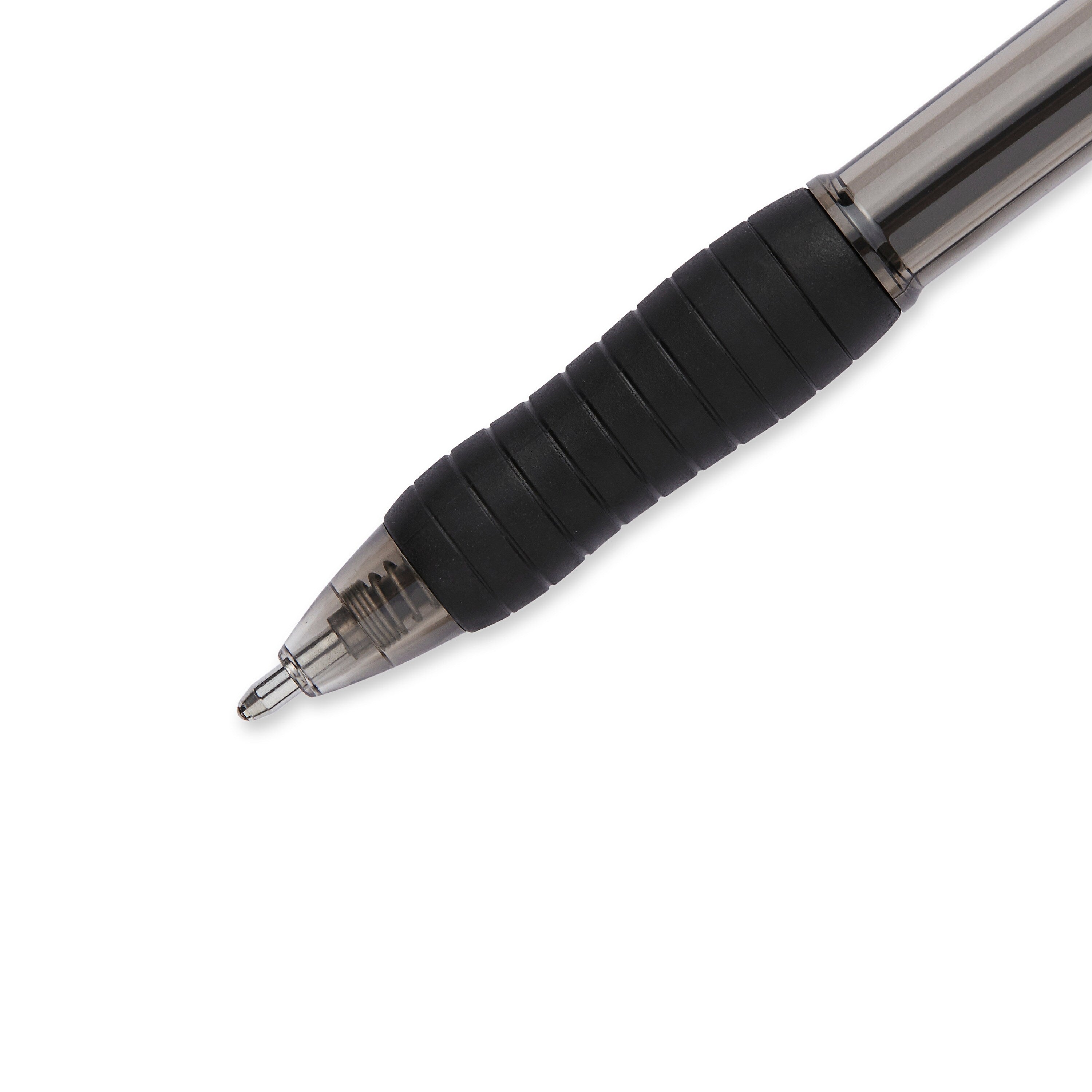 Paper Mate Profile Retractable Ballpoint Pen, Bold Point, Black Ink, Dozen