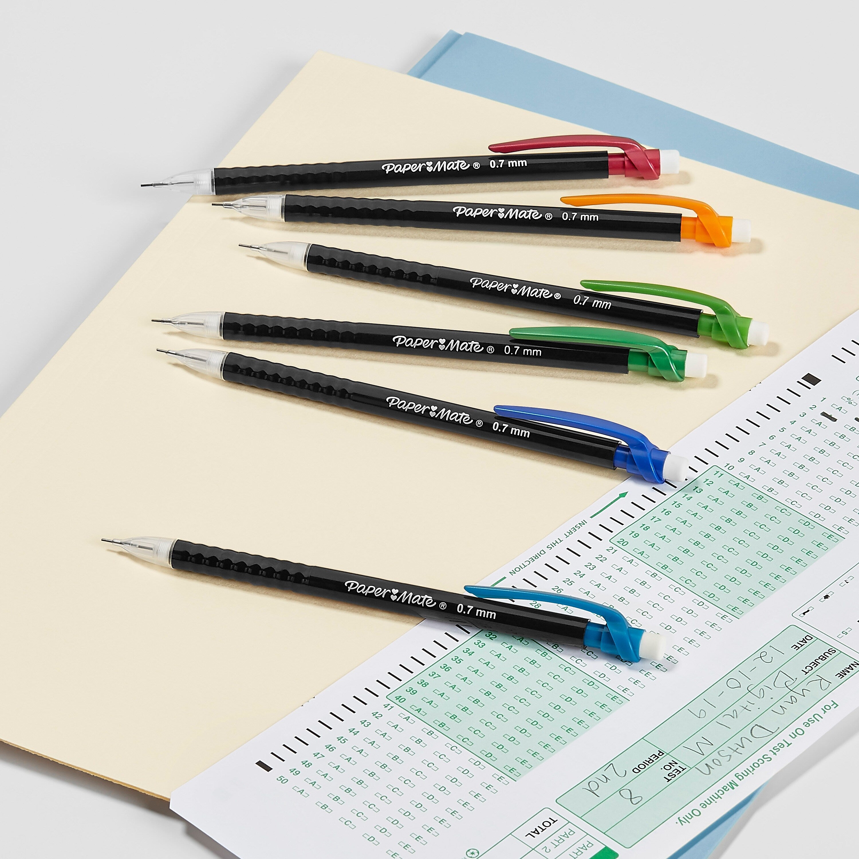 Paper Mate Write Bros. Classic Mechanical Pencil, 0.7mm, #2 Hard Lead, 2 Dozen