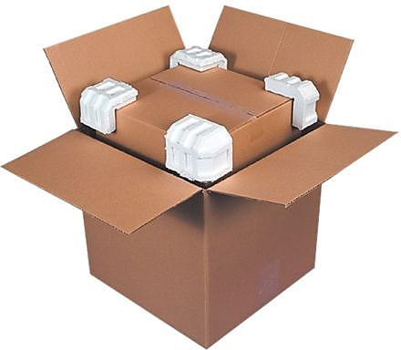 Partners Brand Heavy Duty Foam Corner Protector, 3.75 x 3.75 x, .75, 400/Carton