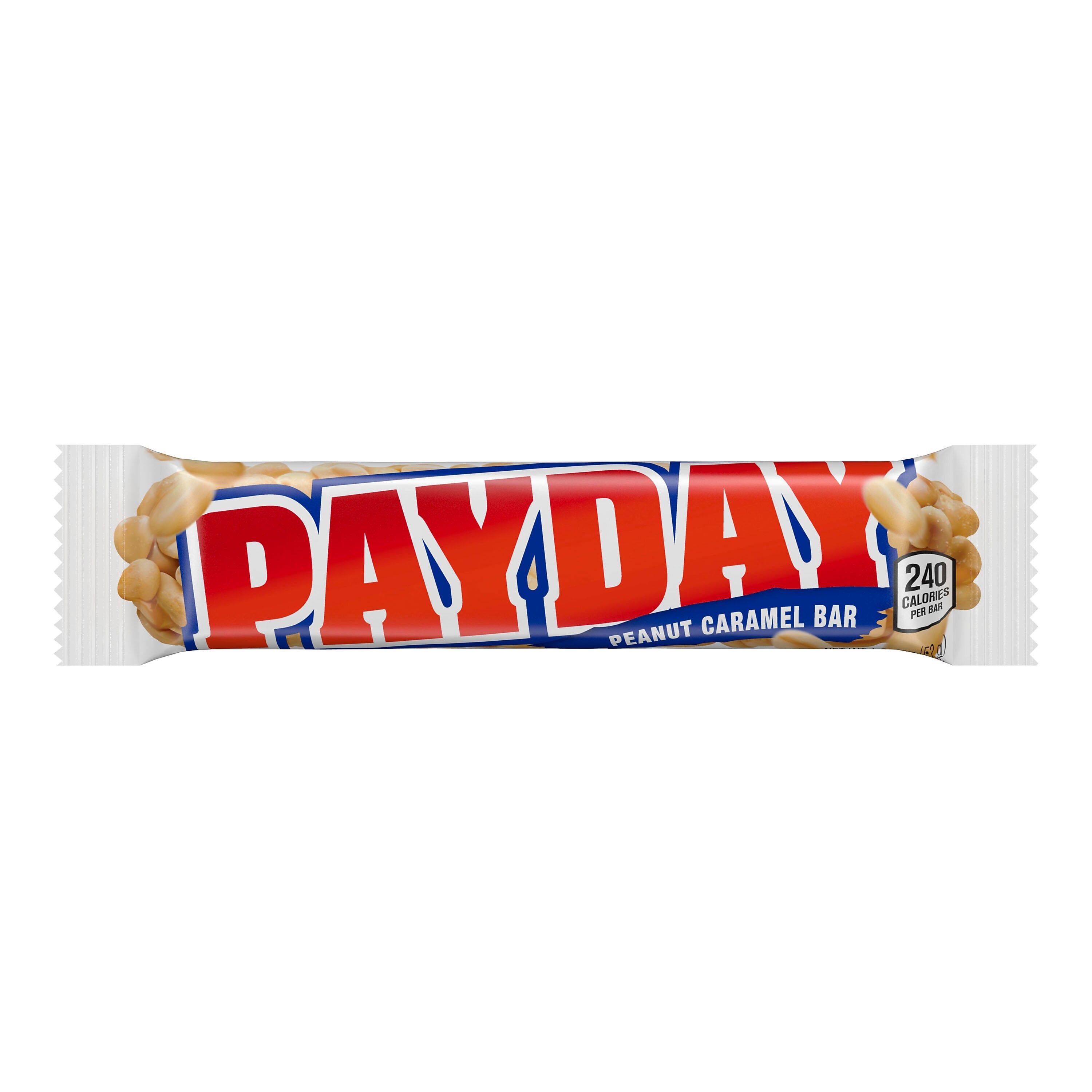 Payday Peanut Caramel Chewy Candy Bars, 1.85 oz, 24/Box