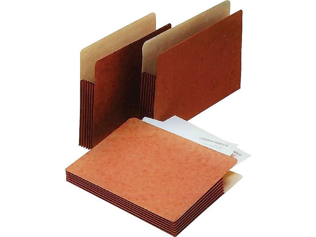 Pendaflex 100% Recycled Heavy Duty Reinforced File Pocket, 3 1/2