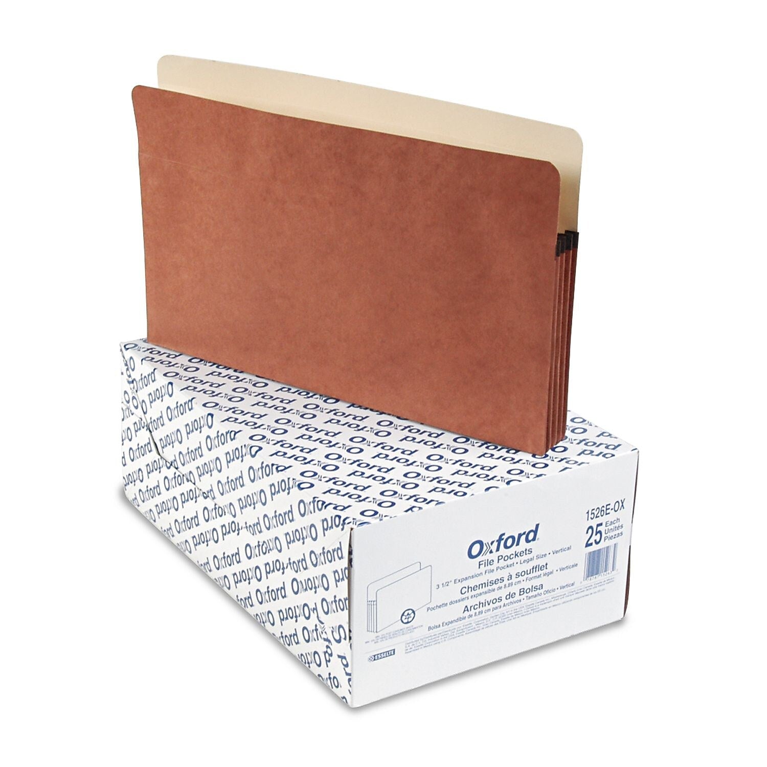 Pendaflex 30% Recycled Reinforced File Pocket, 3 1/2