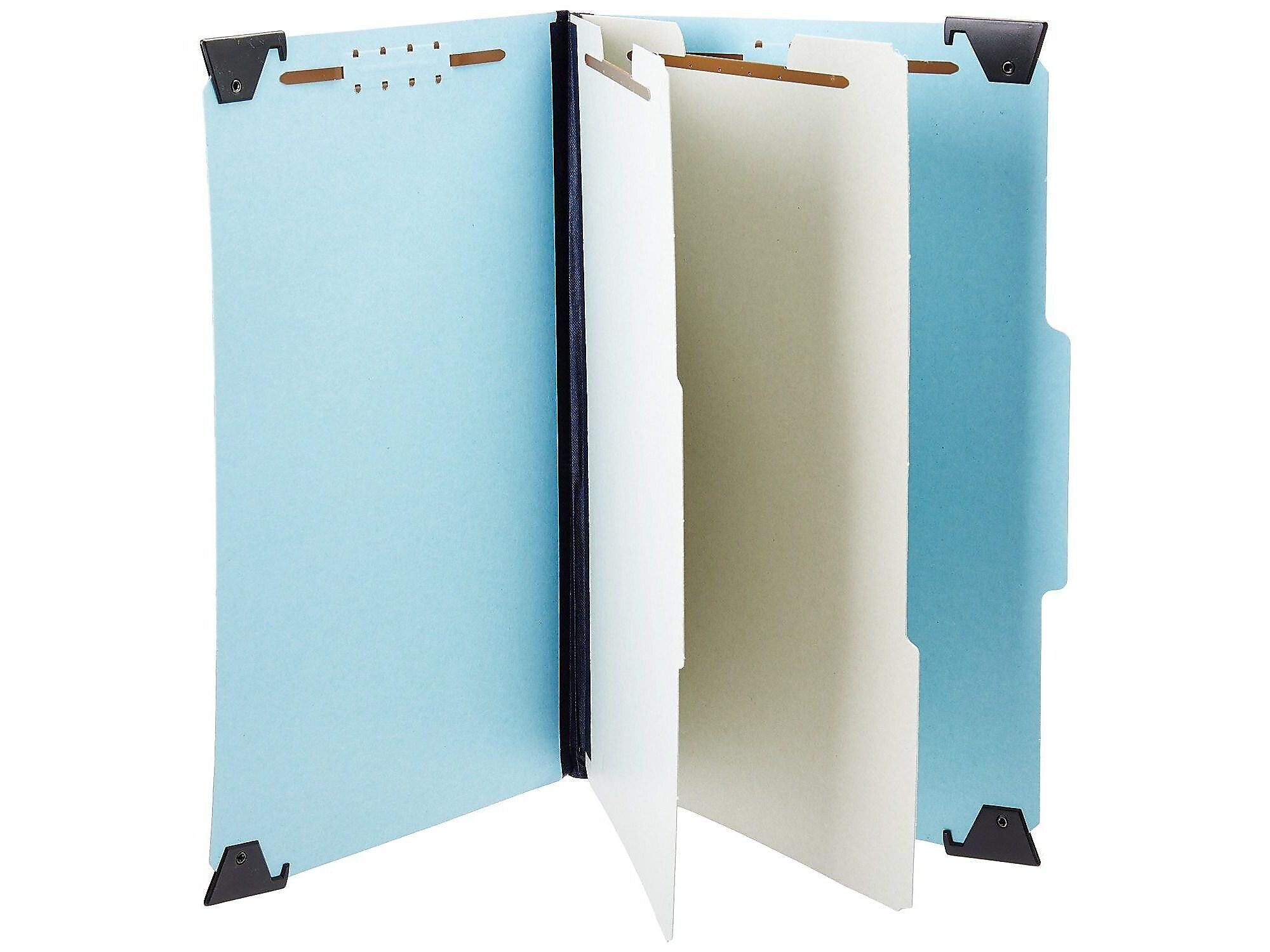 Pendaflex Classification Hanging File Folders, Letter Size, Light Blue, 10/Box