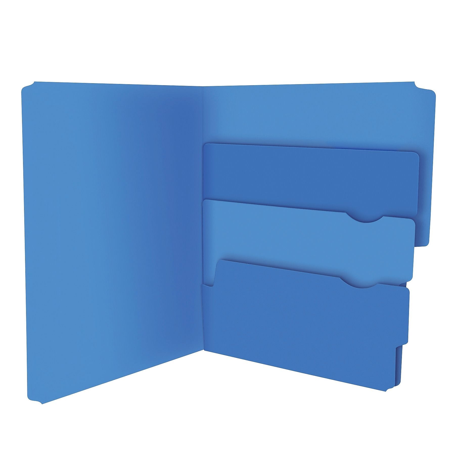 Pendaflex® Divide It Up® 4-Tab File Folder, Letter Size, Multicolor, 24/Pack