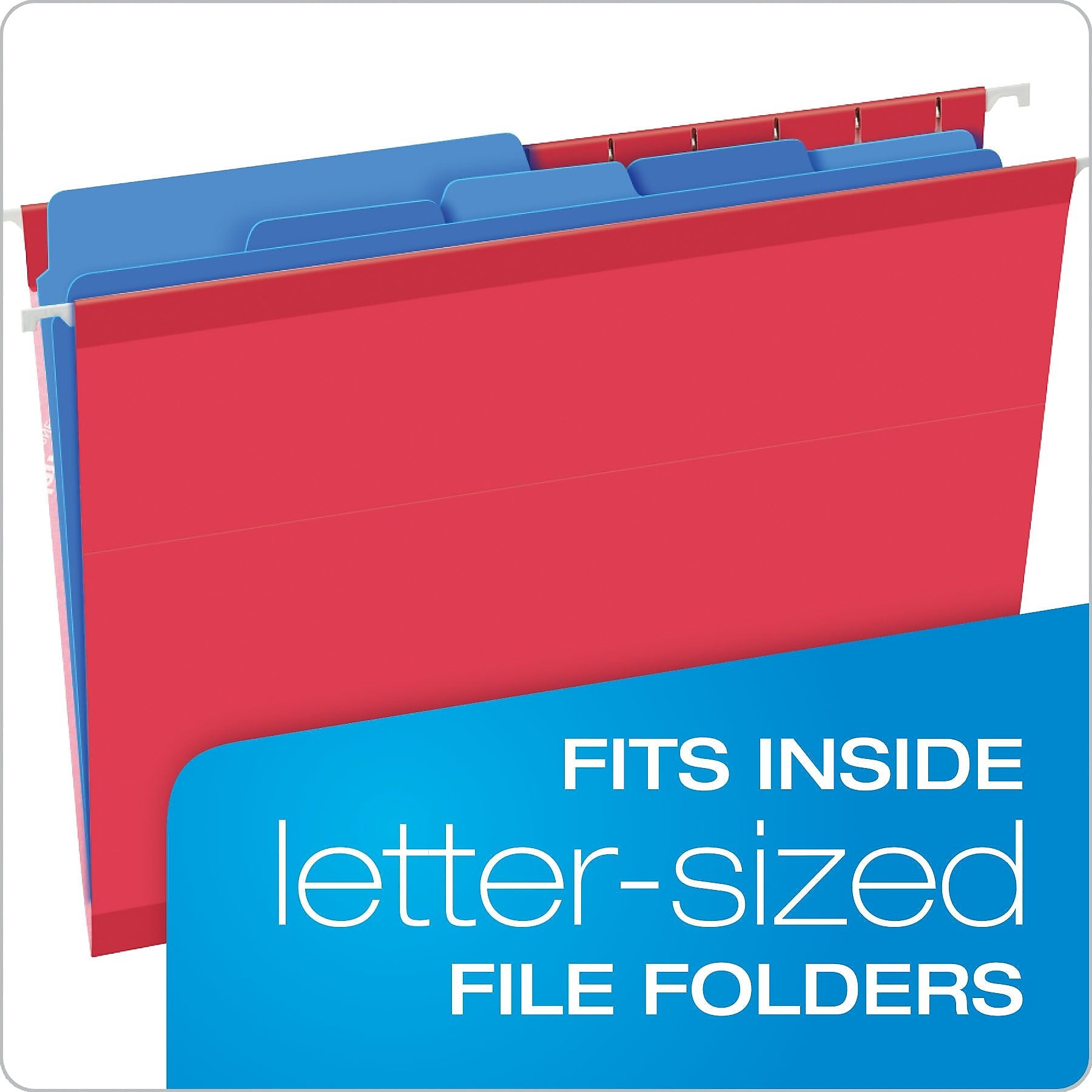 Pendaflex Divide it Up File Folder, Letter Size, Assorted, 12/Pack