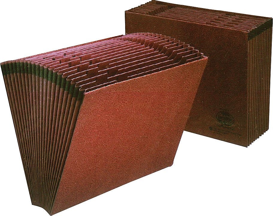 Pendaflex Earthwise Recycled Expanding Files, 1-31 Index, Letter, Size, Redrope
