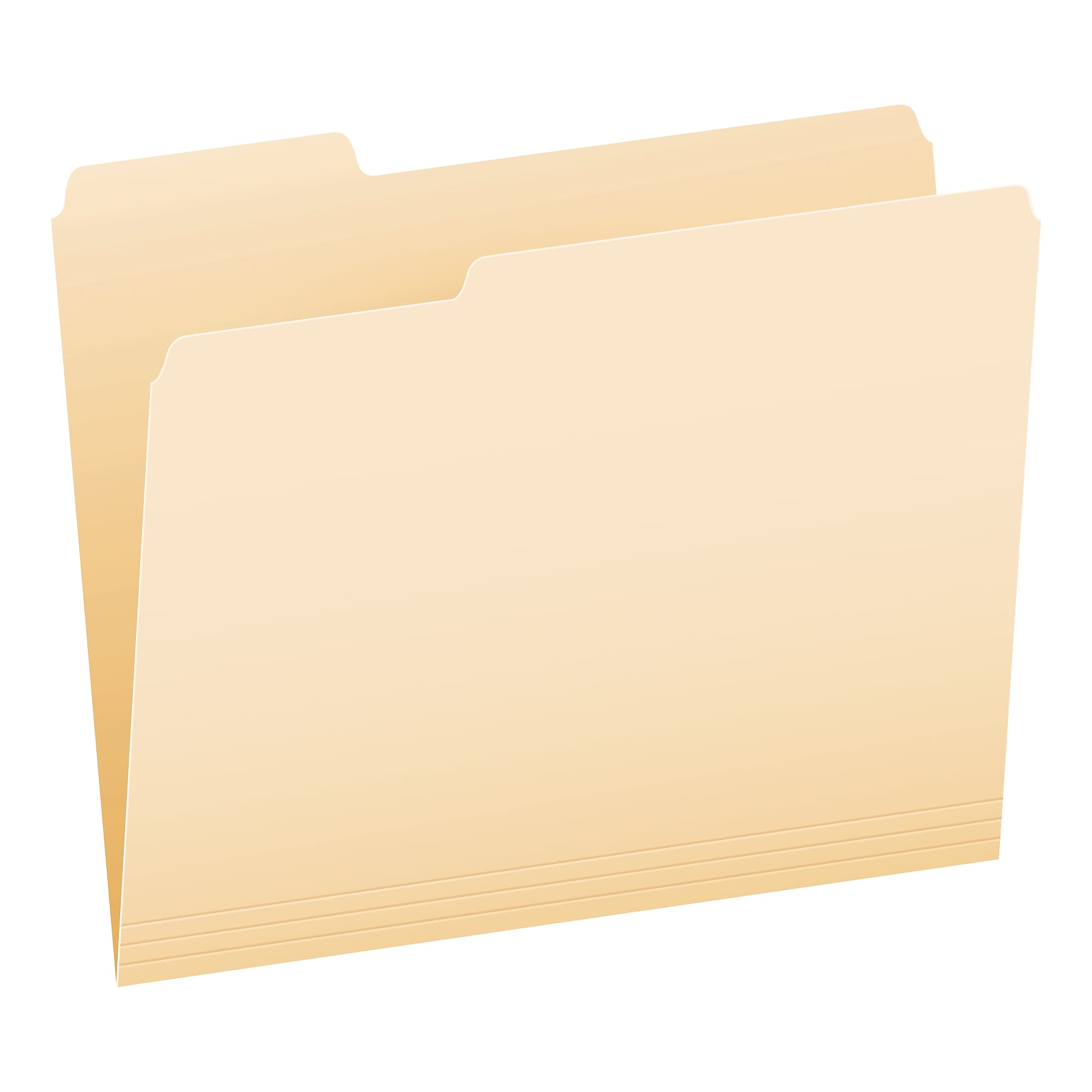 Pendaflex Essentials File Folders, 1/3-Cut Tab, Letter Size, Manila, 100/Box