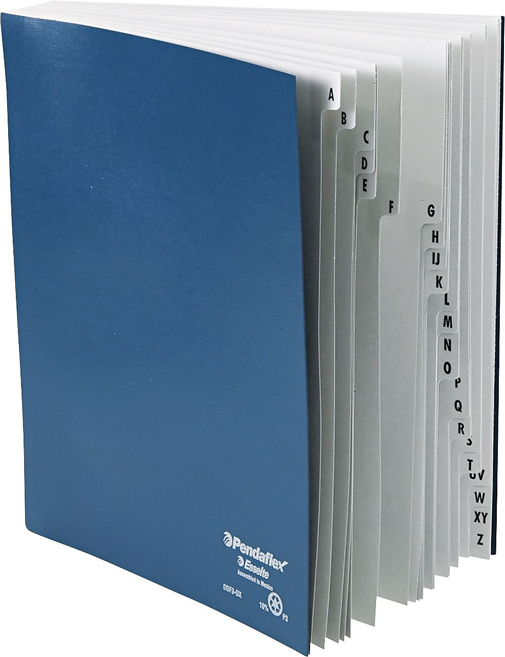 Pendaflex Expanding Heavy Duty Desk Files, Laminated Alphabetic Tabs, Letter Size, Navy