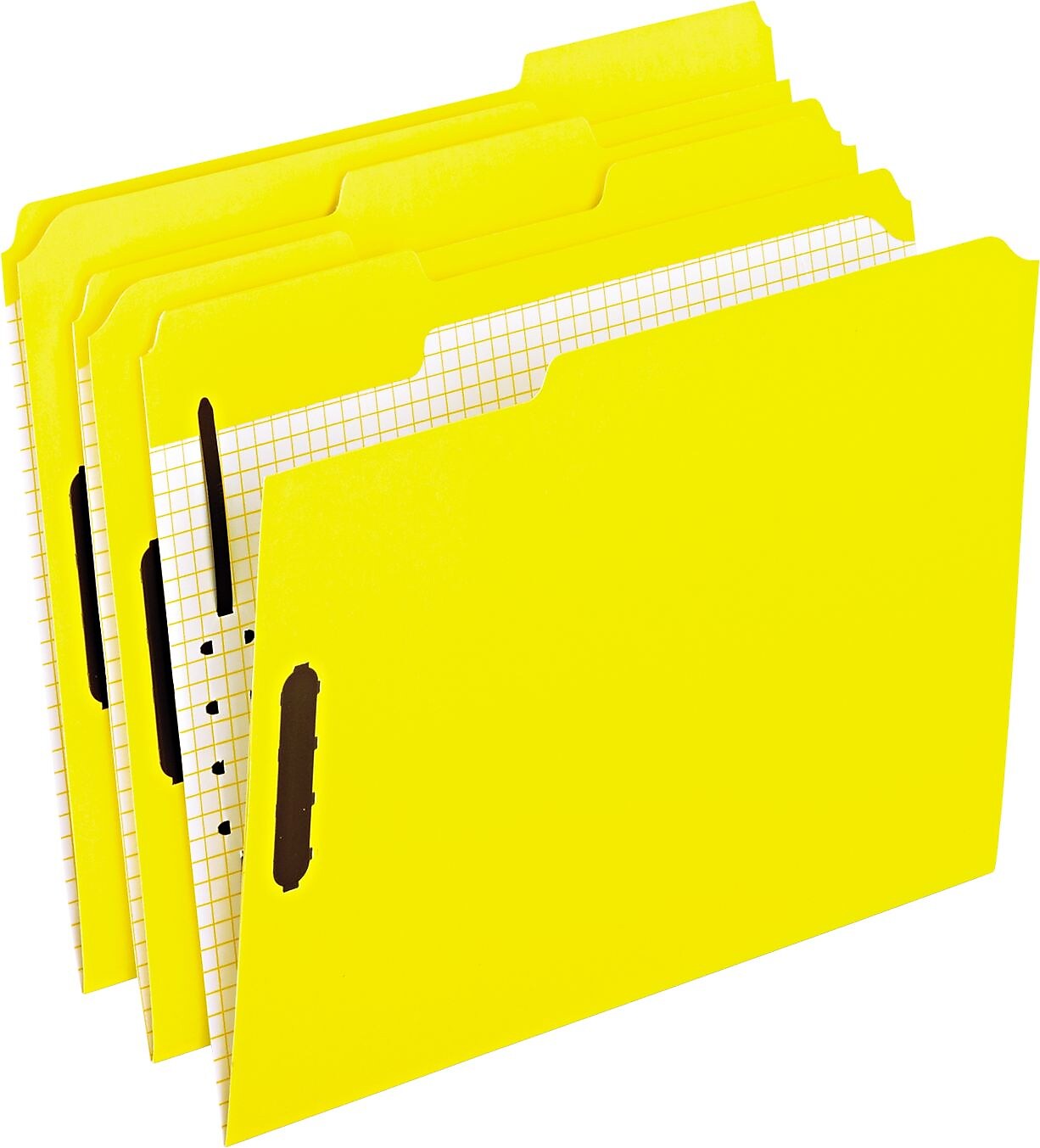 Pendaflex File Folder, 2 Tab, Letter Size, Yellow, 50/Box