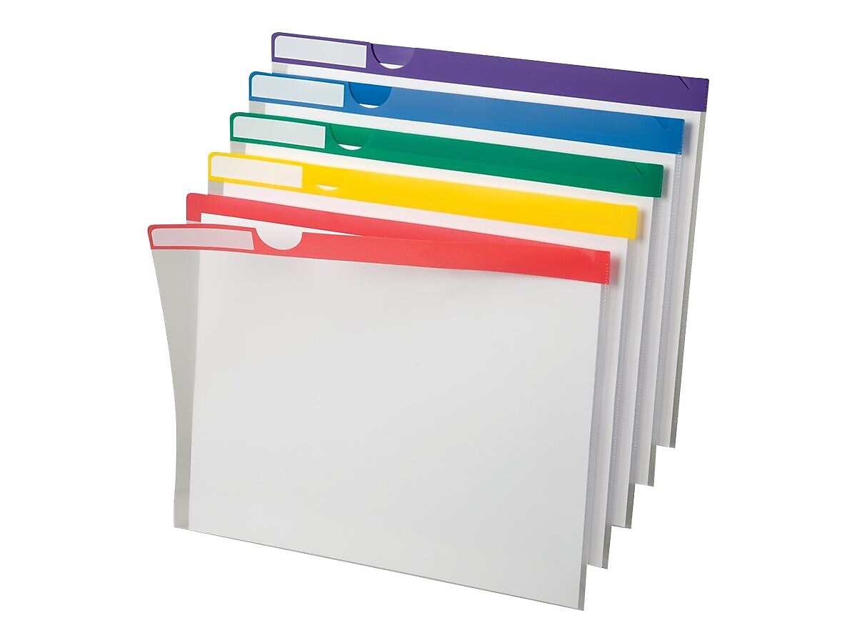 Pendaflex File Folder, 2/5-Cut Tab, Letter Size, Multicolor, 10/Pack