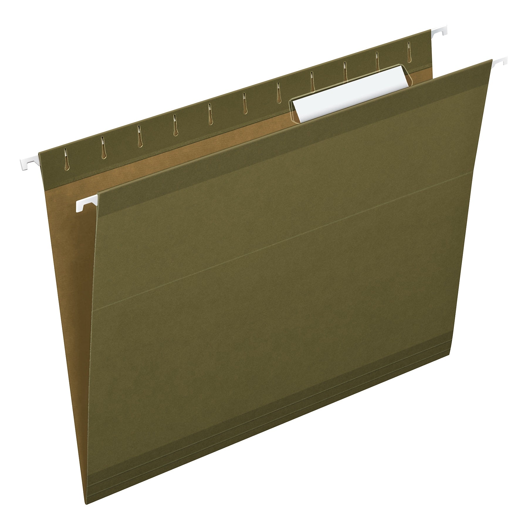 Pendaflex Hanging File Folders, 1/3-Cut Tab, Letter Size, Standard Green, 25/Box