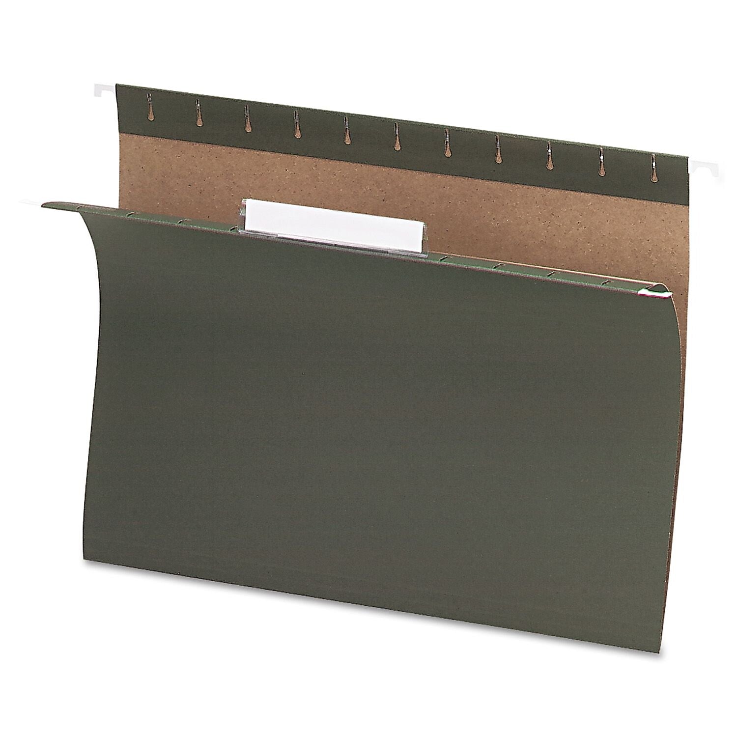 Pendaflex Hanging Folders, Standard Green, Letter, 25/Box