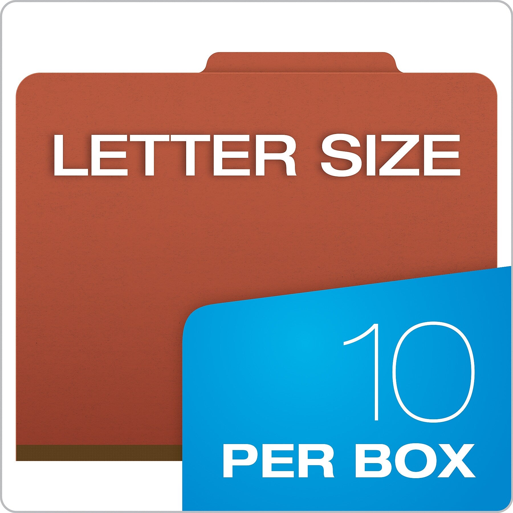 Pendaflex Moisture Resistant Heavy Duty Classification Folder, 2-Dividers, 2