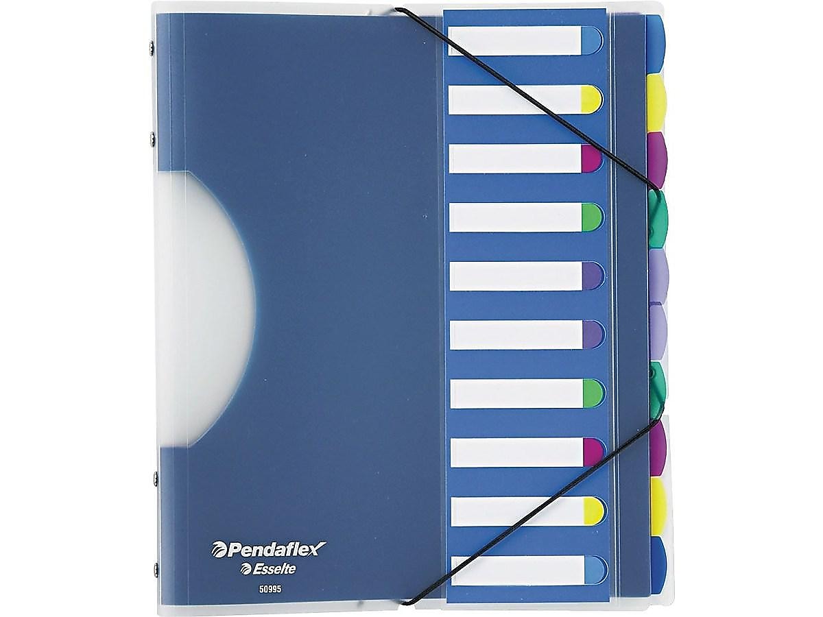 Pendaflex PileSmart Project Sorters, Letter Size, 10-Tab, Multicolor