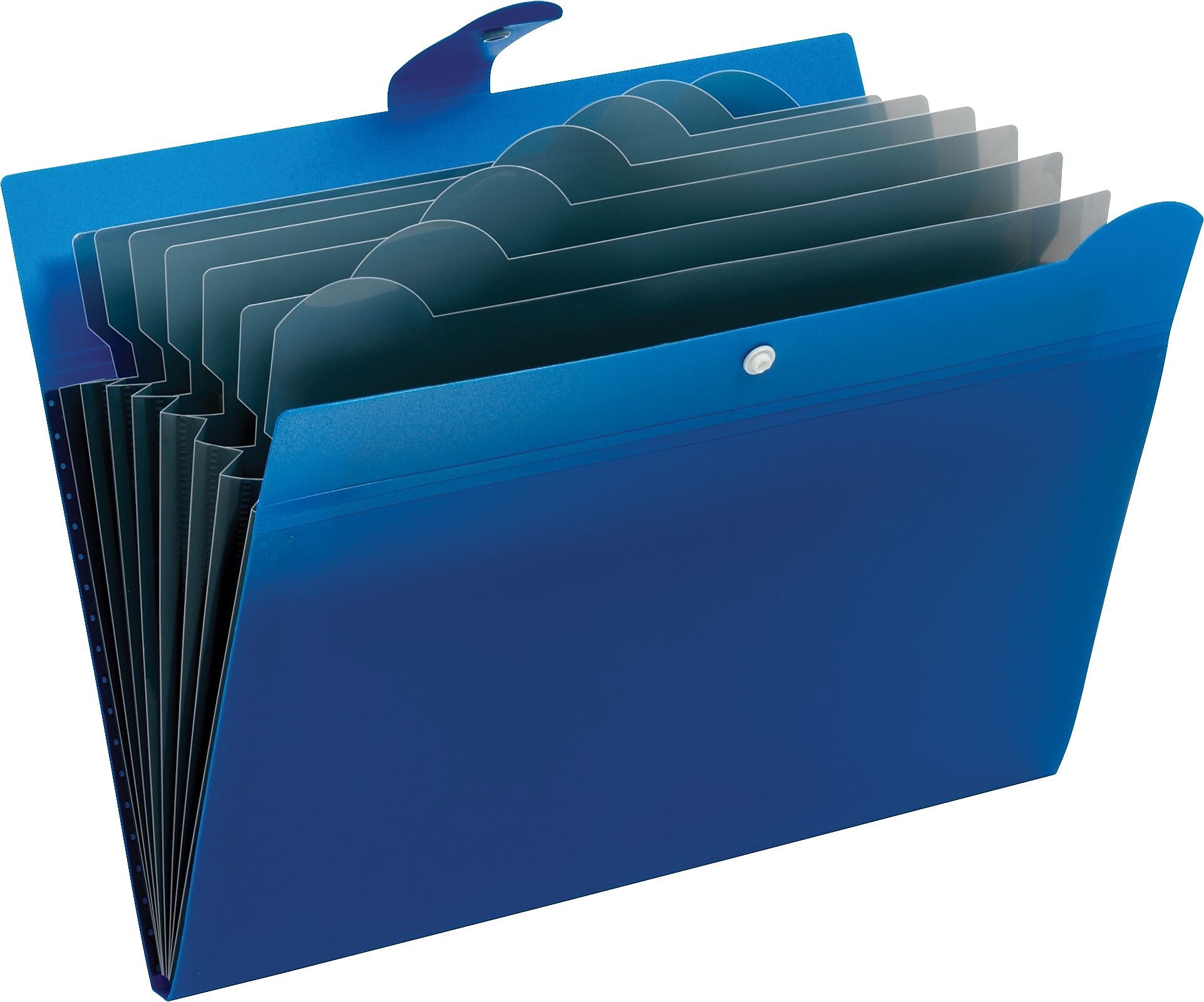Pendaflex Plastic Accordion File, 7-Pocket, Letter, Blue