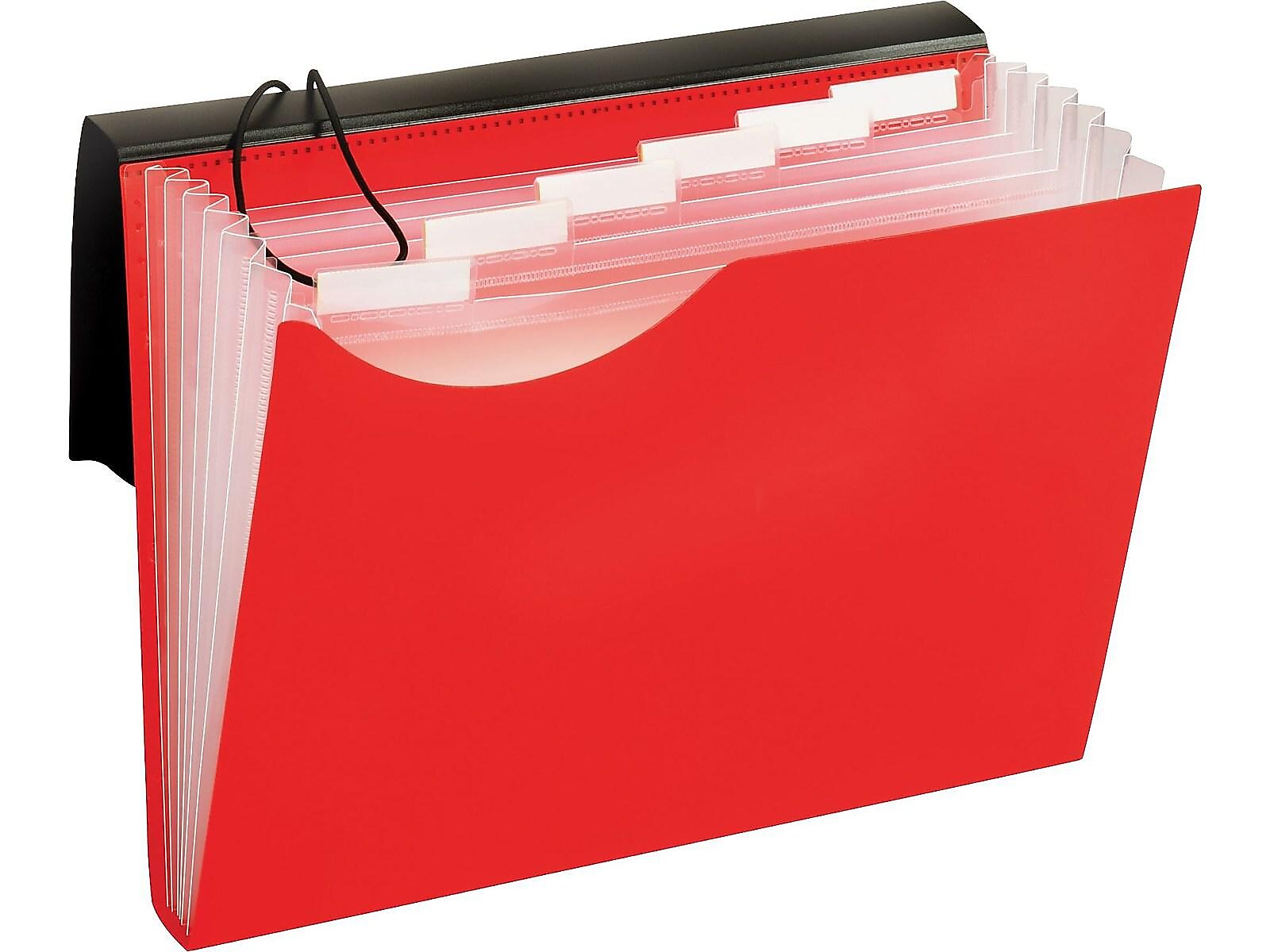 Pendaflex Plastic Accordion File, 7-Pocket, Letter, Multicolor