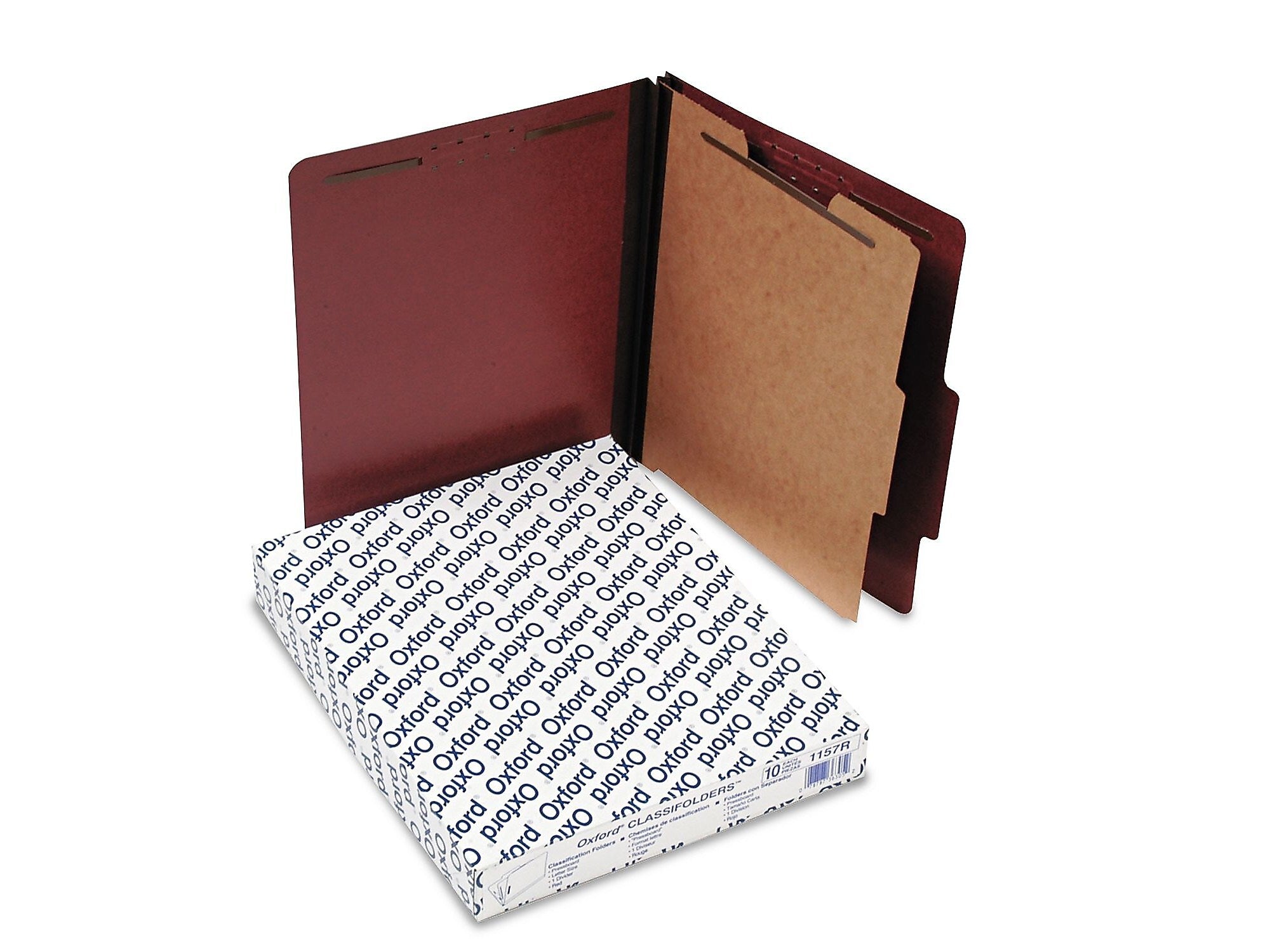 Pendaflex Pressboard Classification Folders, 1-Divider, 2