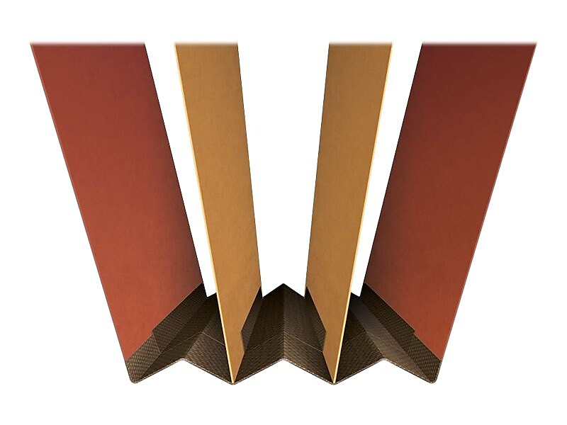 Pendaflex PressGuard Paperboard Heavy Duty Classification Folders, Legal Size, 2 Dividers, Brick Red, 10/Box