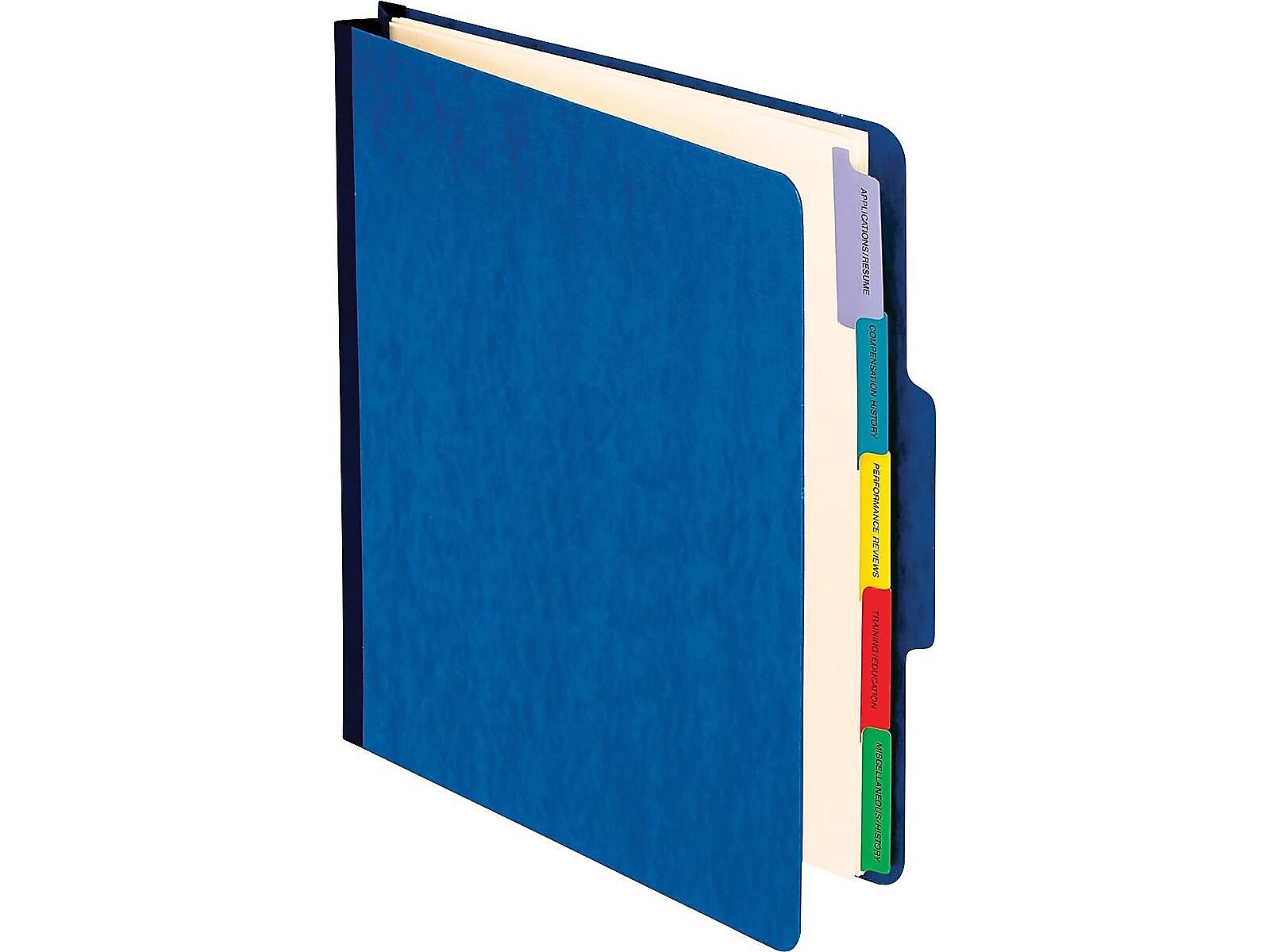 Pendaflex Recycled Moisture Resistant Reinforced Classification Folder, 5-Dividers, 2